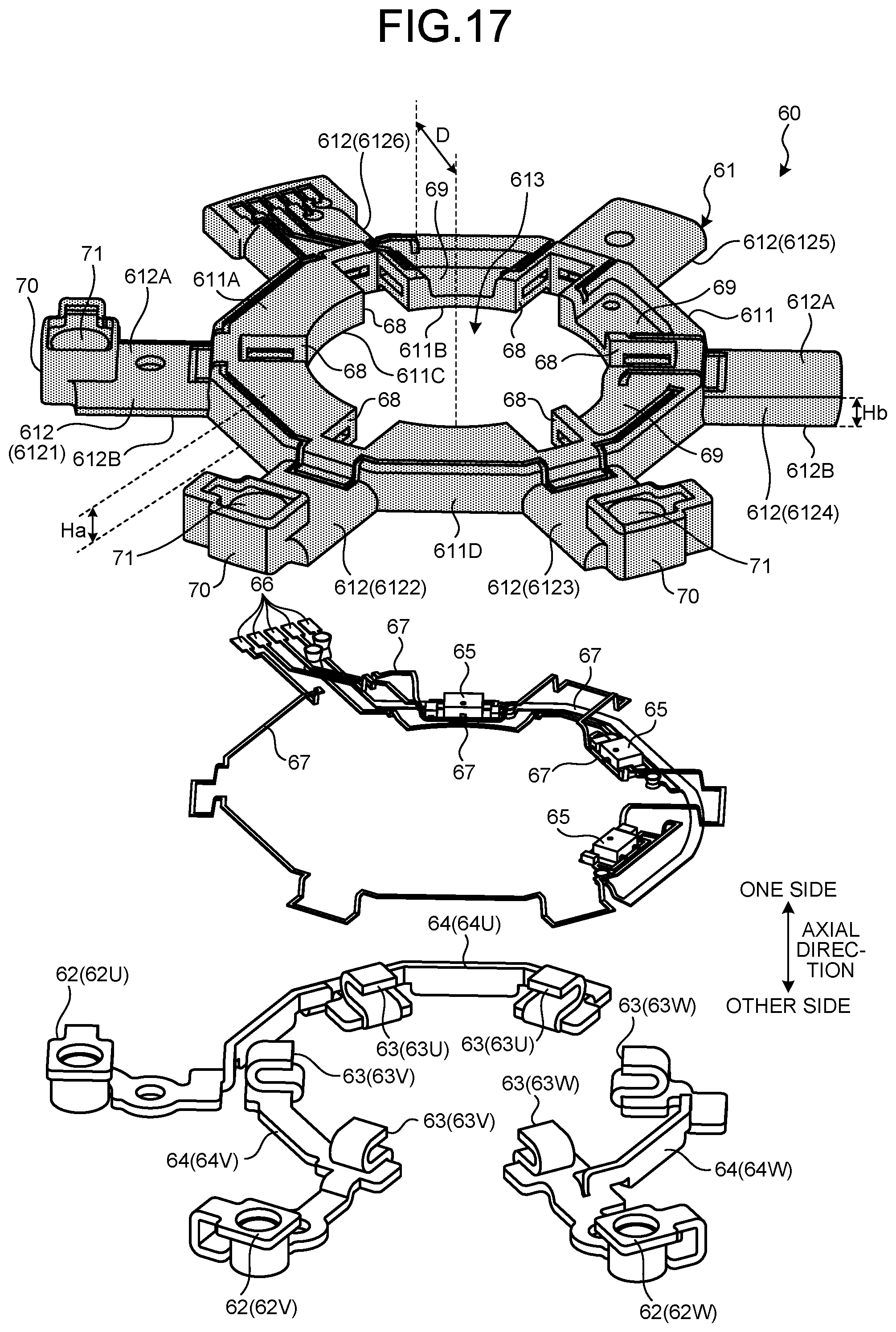 Patent US12155294 Figure 17 – Electric work machine
