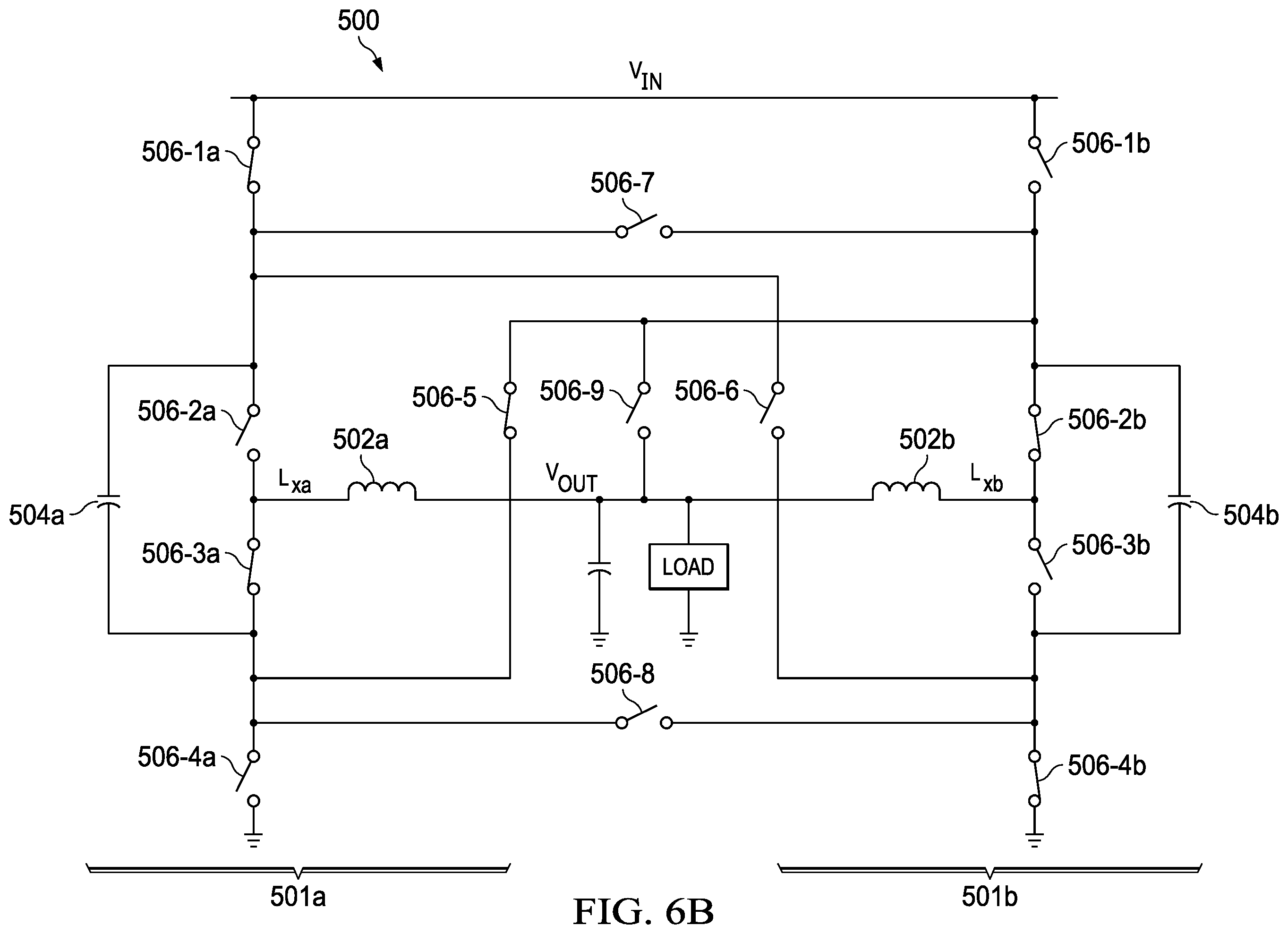 Patent US12155299 Figure 10 – Hybrid power converter with two-phase control of flying capacitor balancing