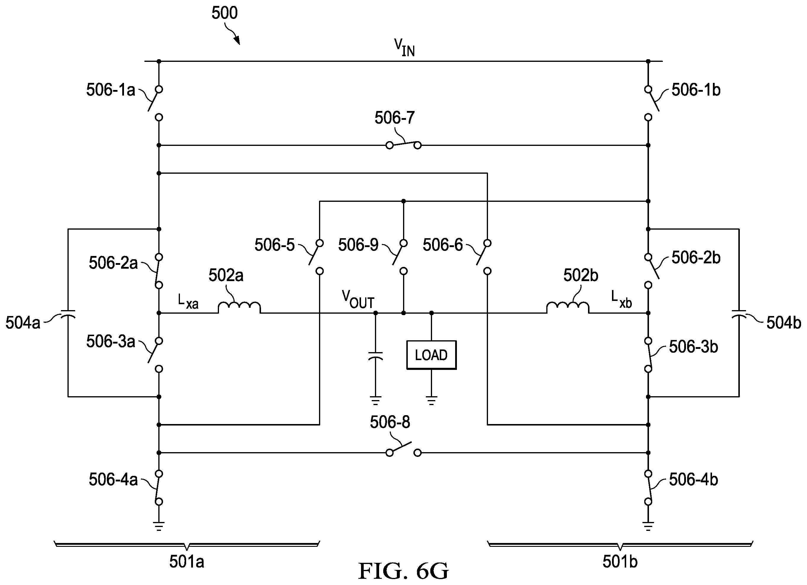 Patent US12155299 Figure 15 – Hybrid power converter with two-phase control of flying capacitor balancing