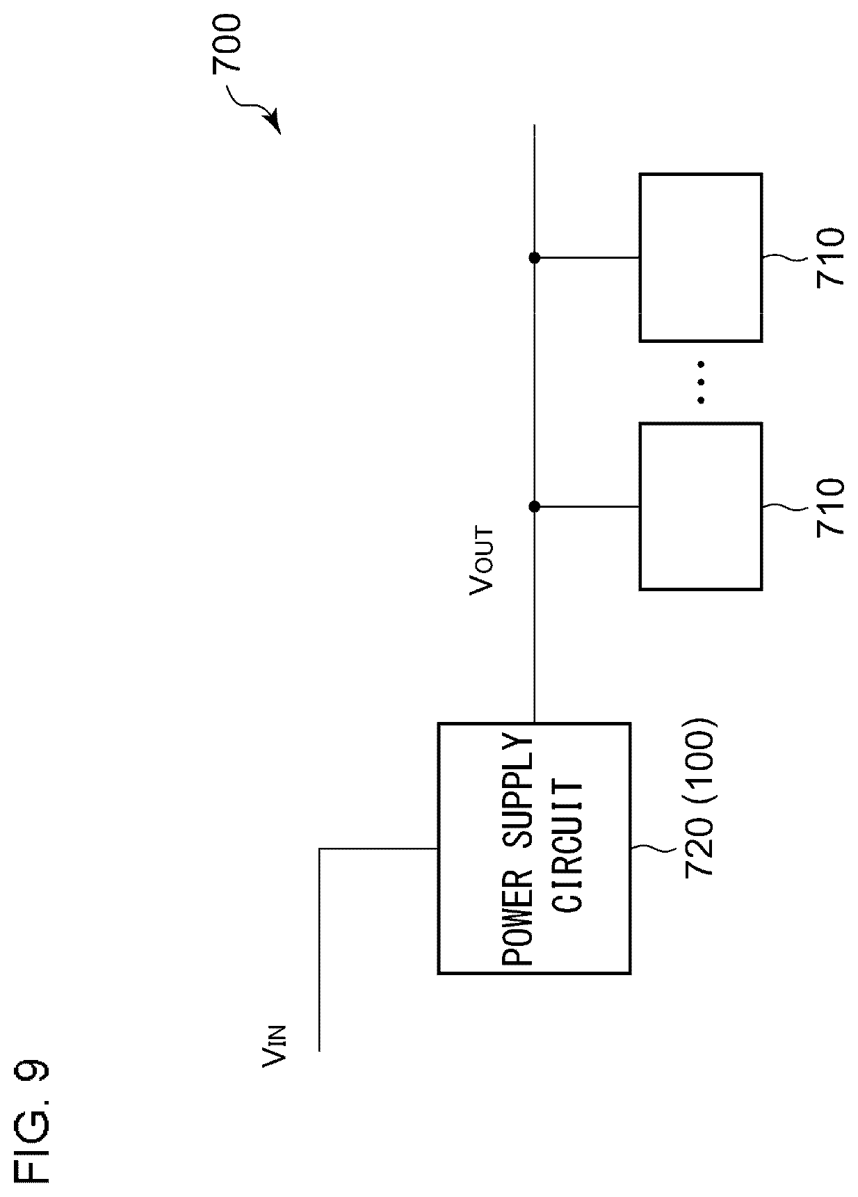 Patent US12155303 Figure 9 – Switching converter including controller circuit driving switches