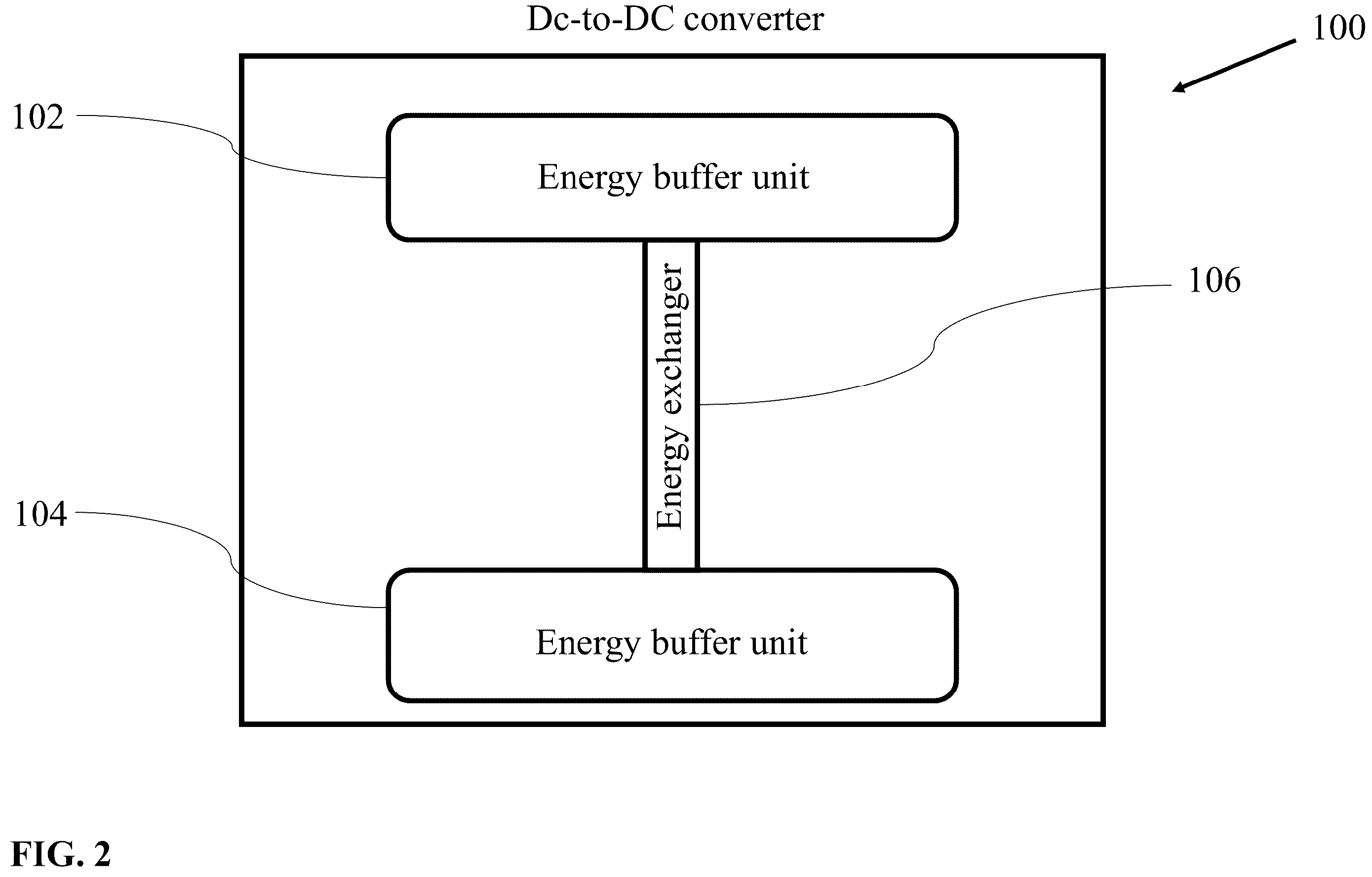 Patent US12155310 Figure 2 – DC-to-DC power converter