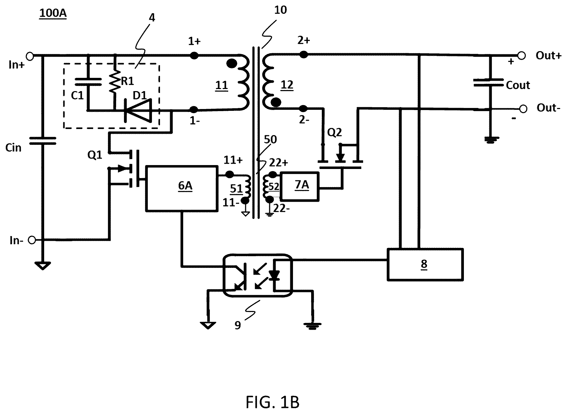 Patent US12155313 Figure 2 – Multi-functional PCB for assembling GaN-based power converter