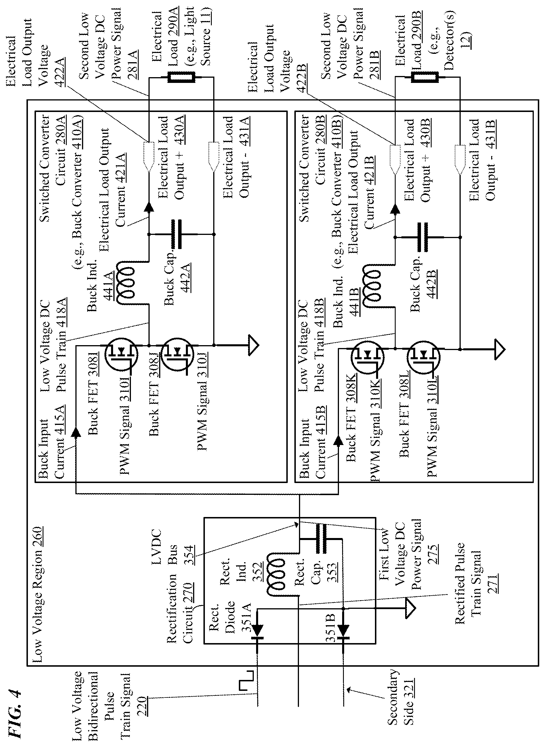 Patent US12155315 Figure 5 – Programmable DC-DC driver system