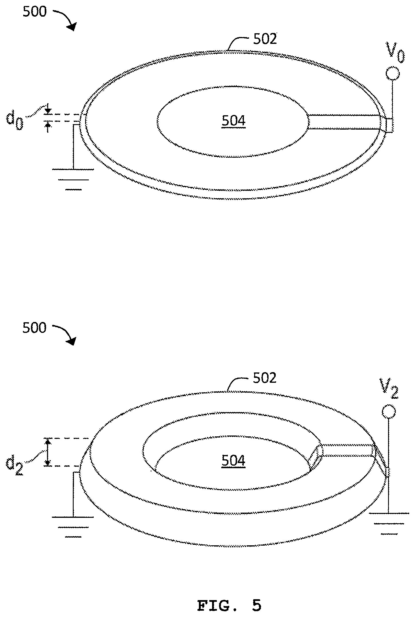 Patent US12155321 Figure 5 – Axial motor using wobble plate and electrostatic actuators