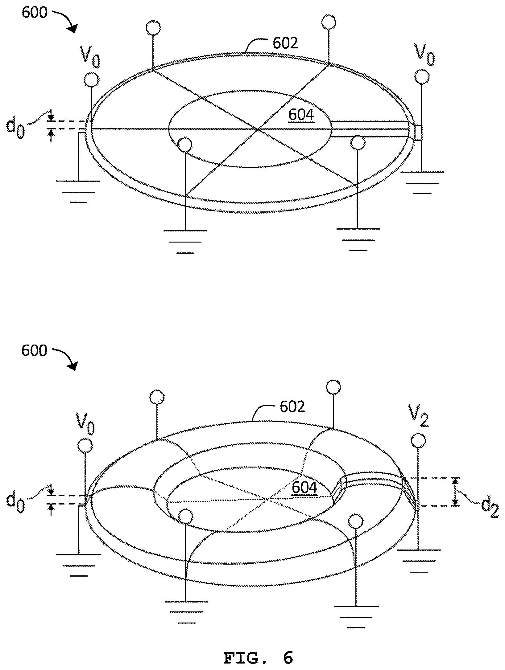 Patent US12155321 Figure 6 – Axial motor using wobble plate and electrostatic actuators
