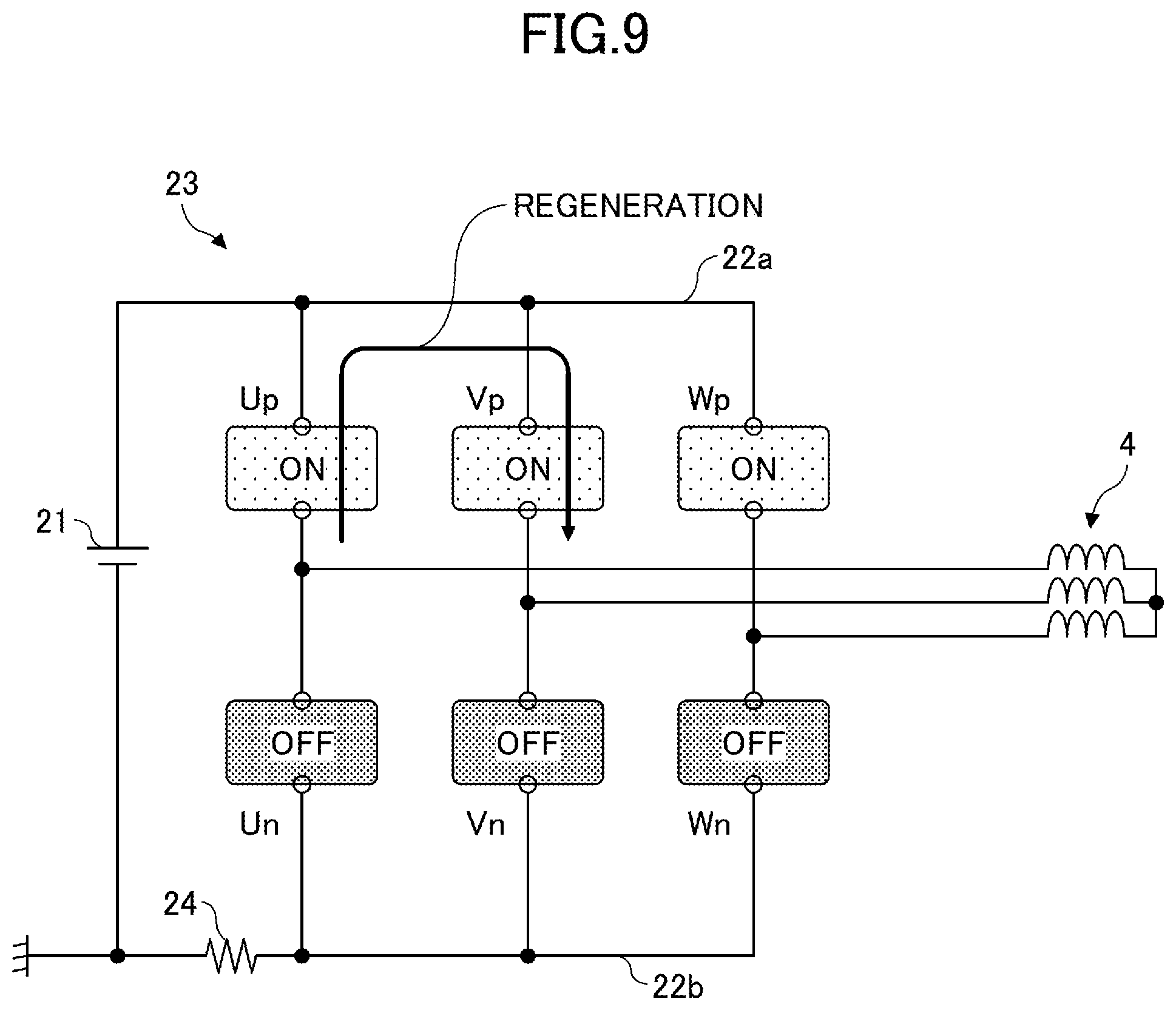 Patent US12155331 Figure 9 – Motor controller, motor system and method for controlling motor