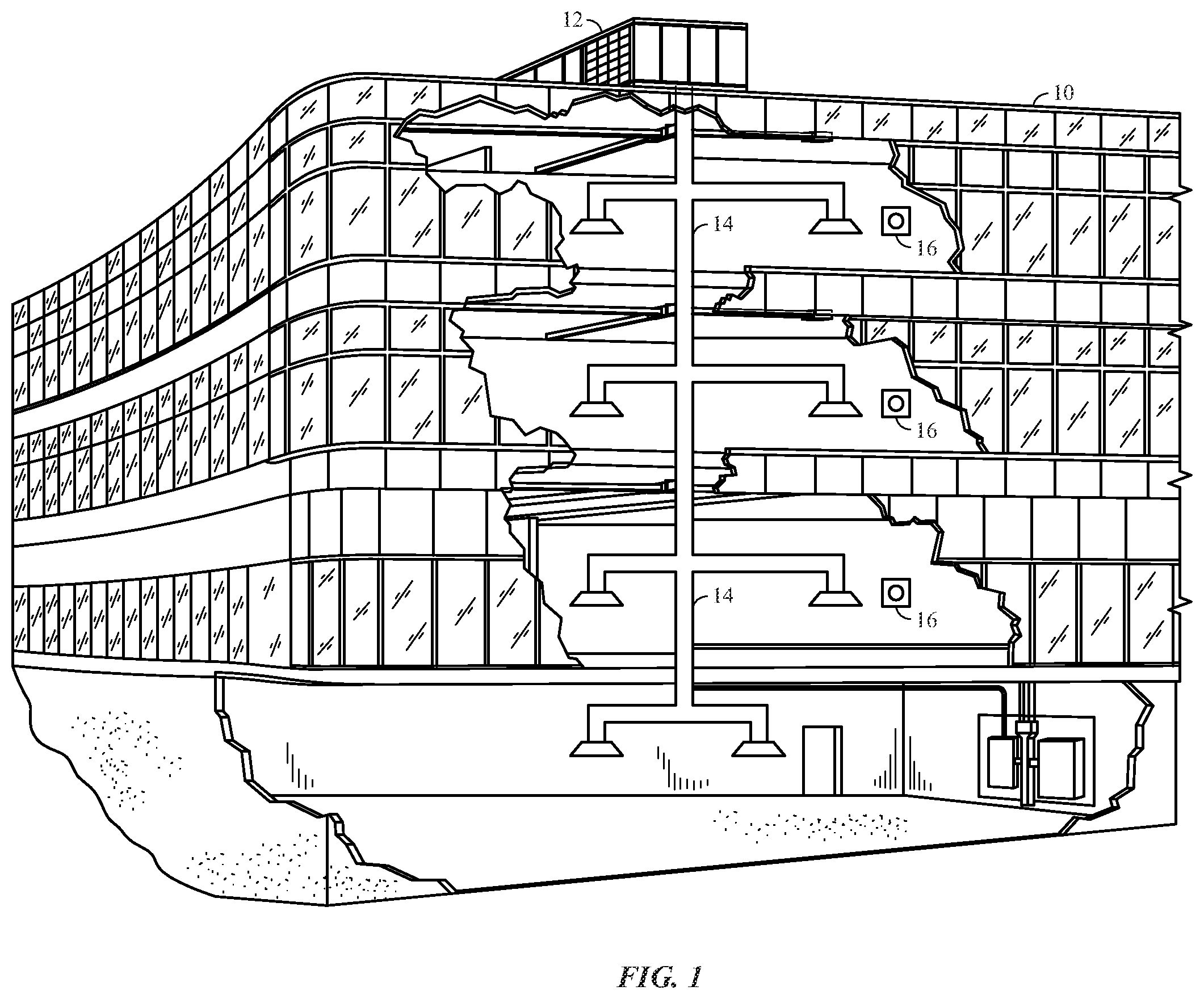 Patent US12155334 Figure 1 – Systems and methods for controlling fan motors with variable frequency drives
