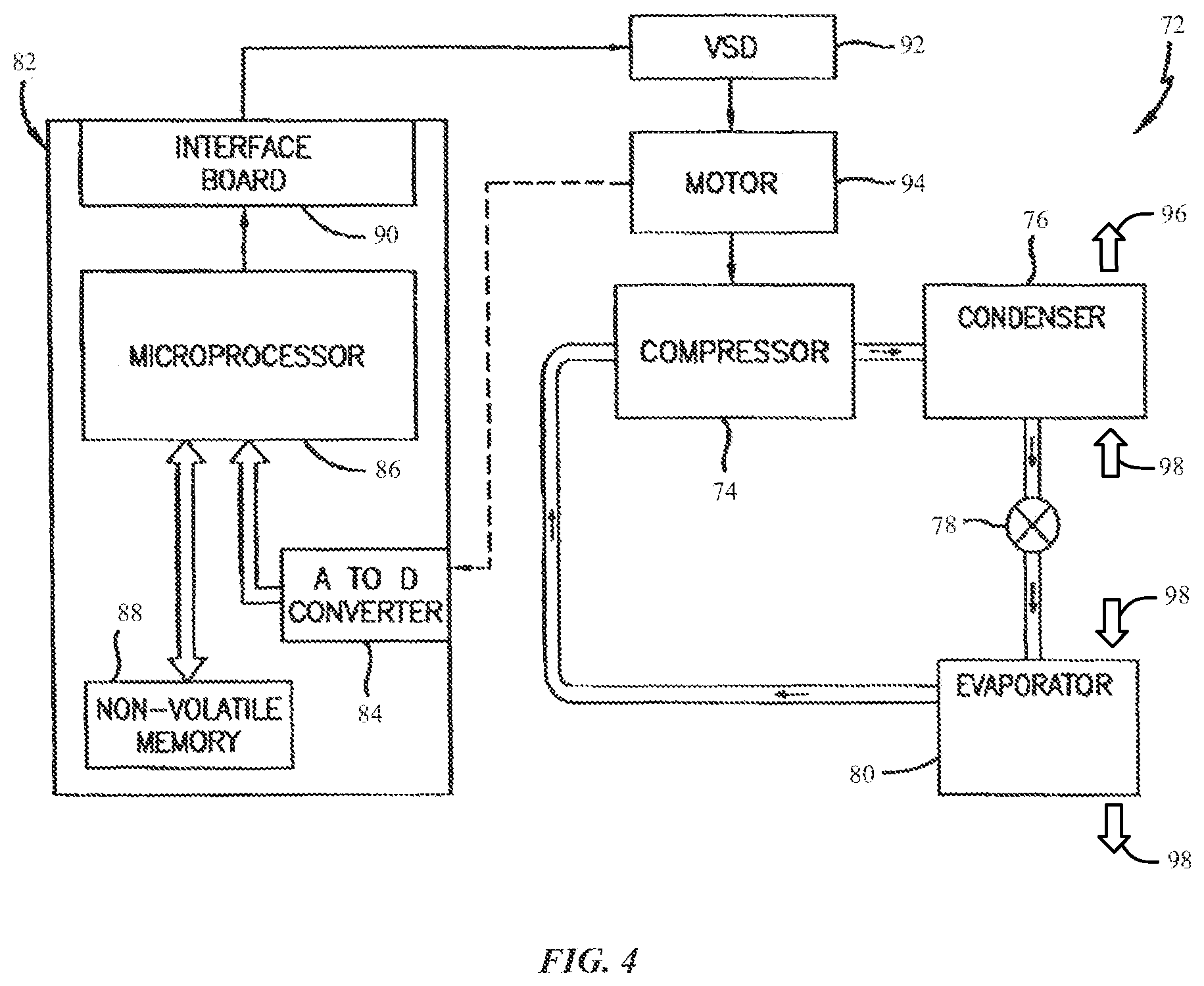 Patent US12155334 Figure 4 – Systems and methods for controlling fan motors with variable frequency drives