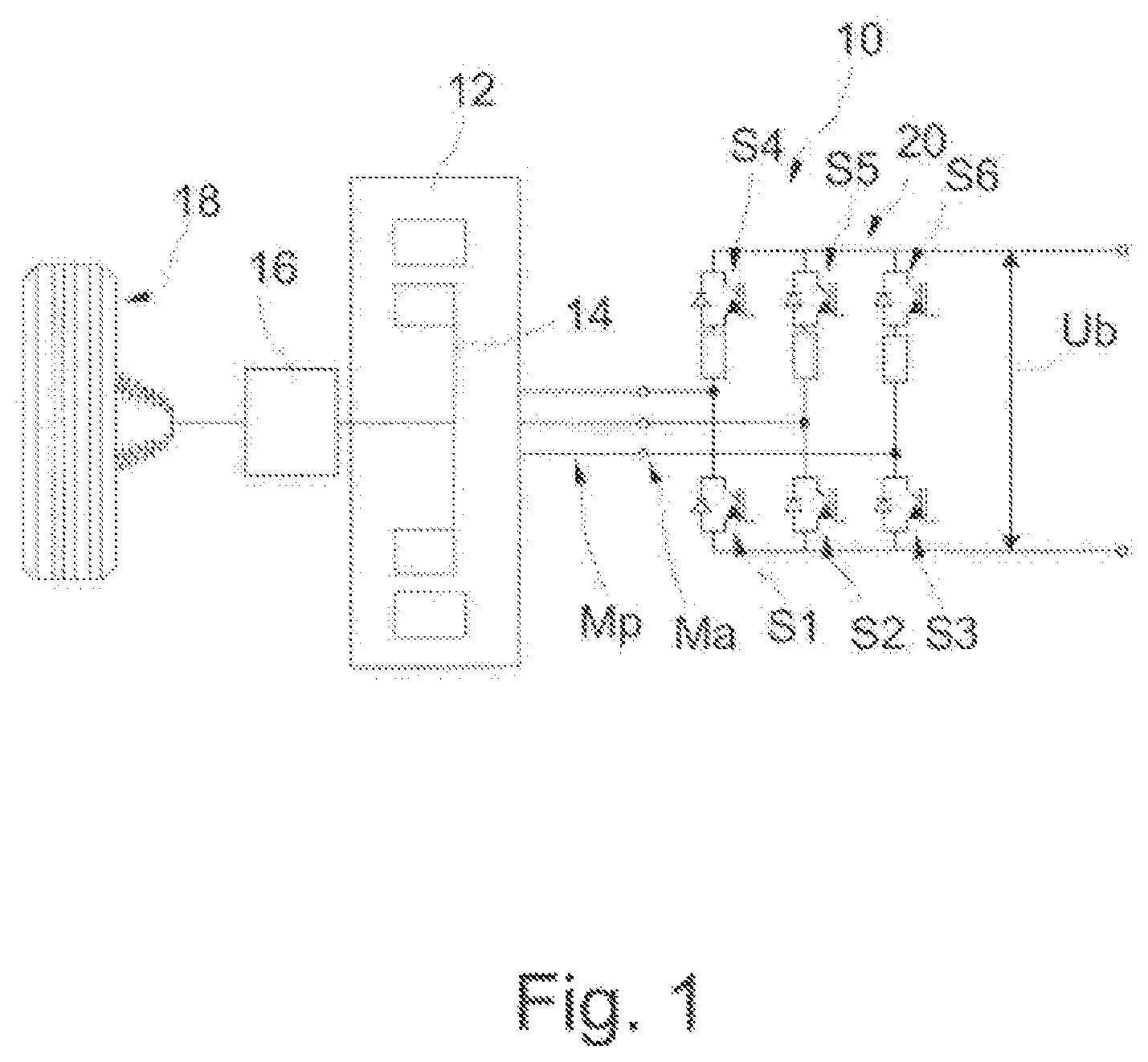 Patent US12155337 — Electric motor device and method for controlling a motor braking procedure for an electric motor — Figure 1