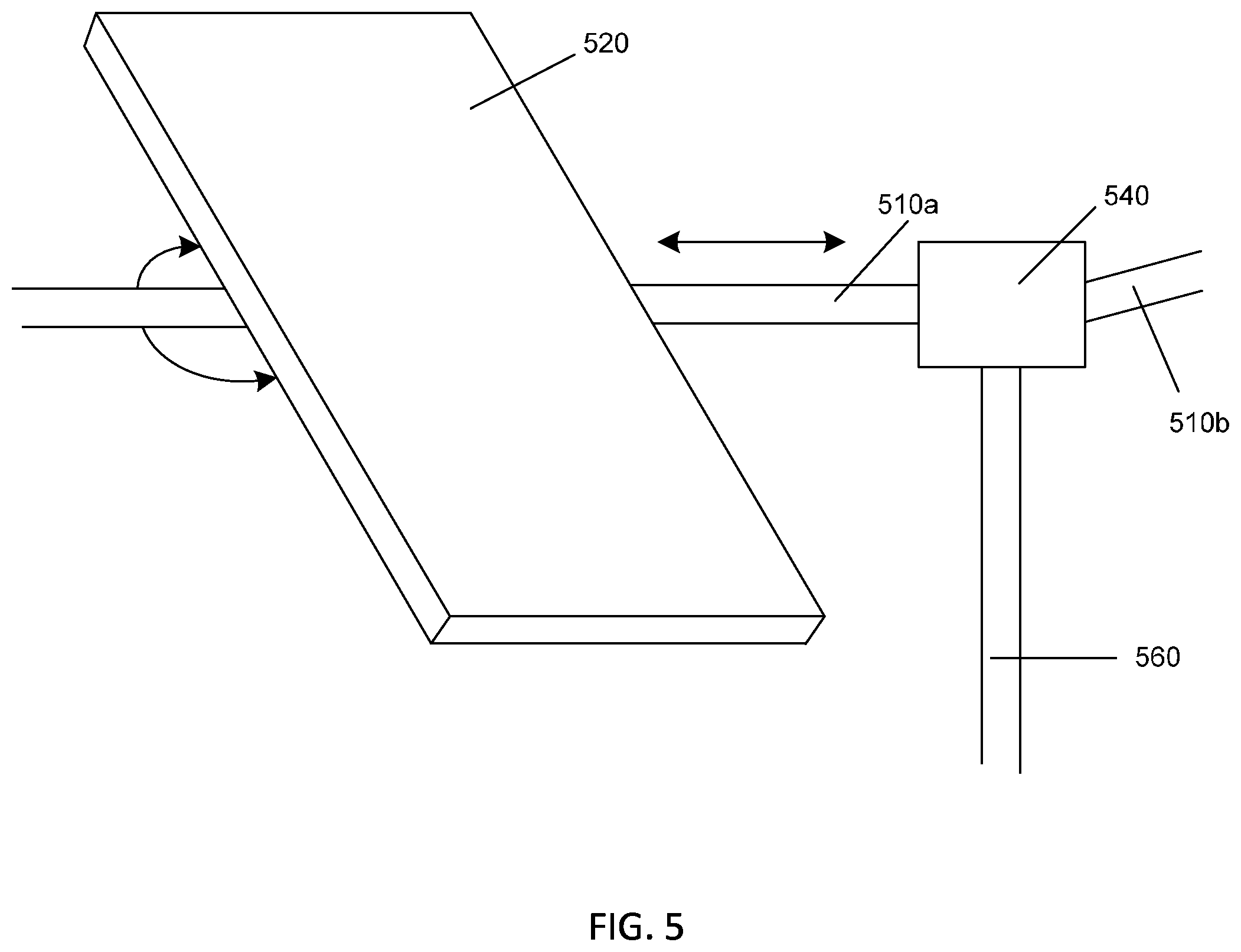 Patent US12155344 Figure 5 – Articulating joint solar panel array