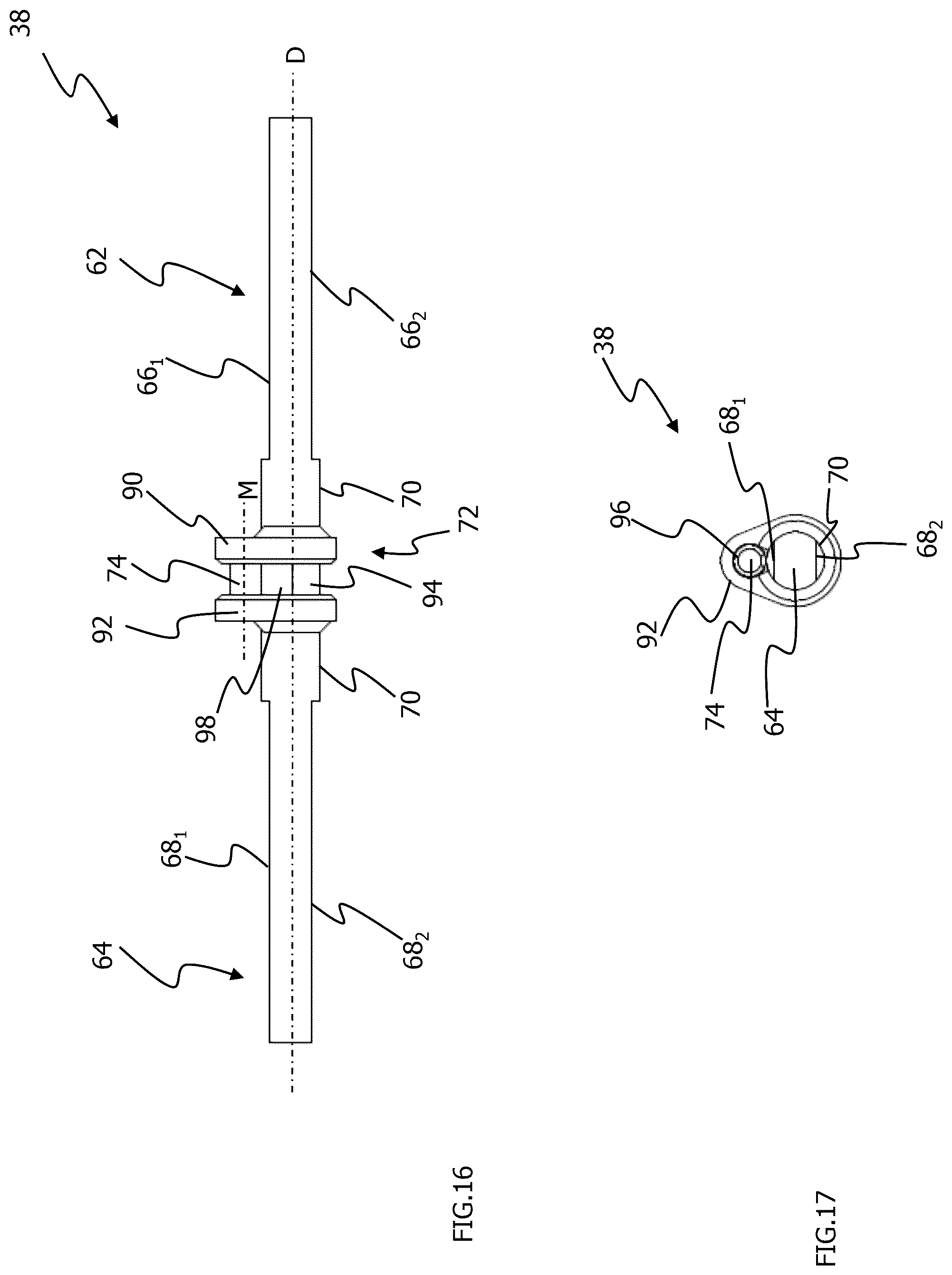 Patent US12155345 Figure 13 – Pivoting unit for a tracking apparatus for solar modules