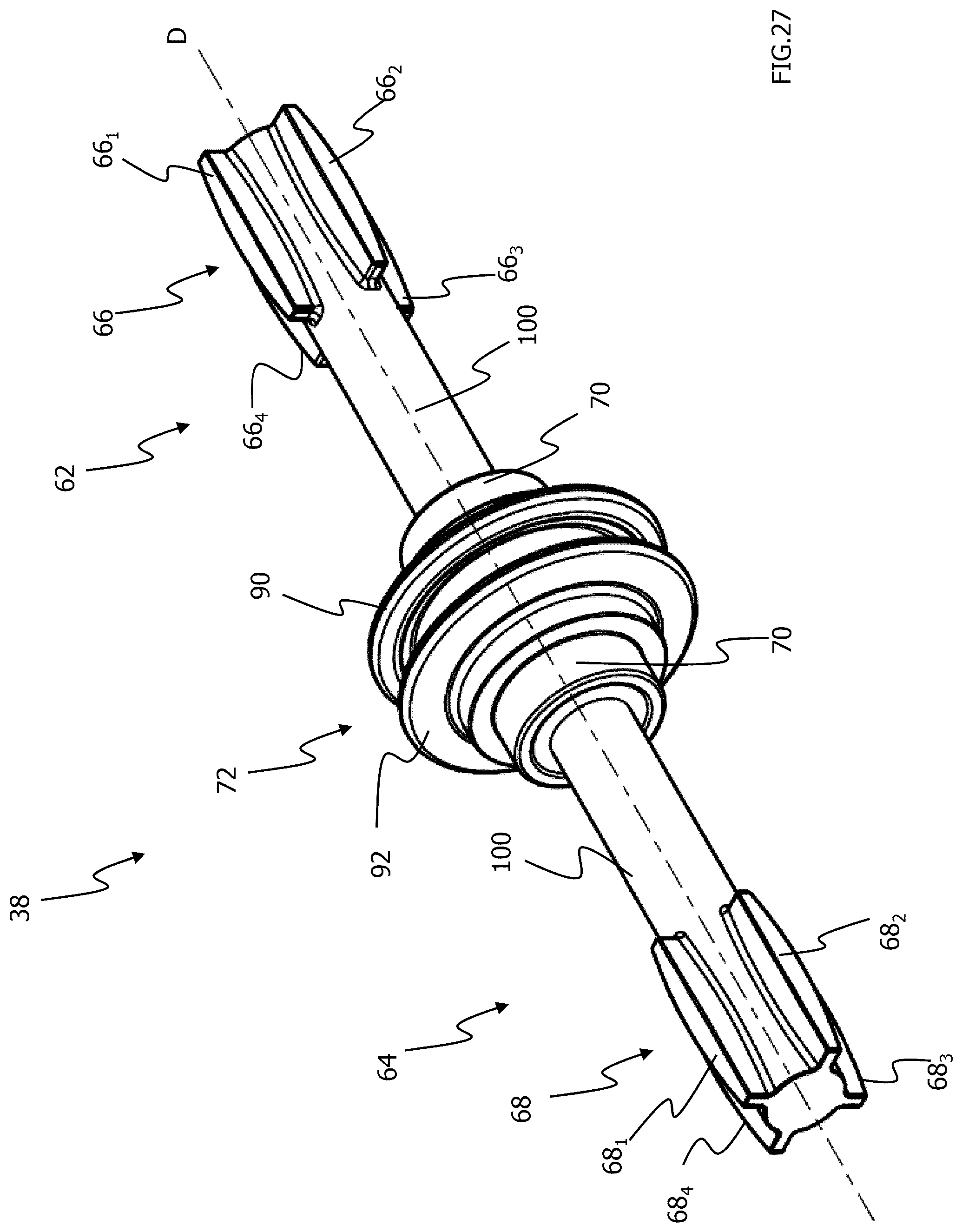 Patent US12155345 Figure 20 – Pivoting unit for a tracking apparatus for solar modules