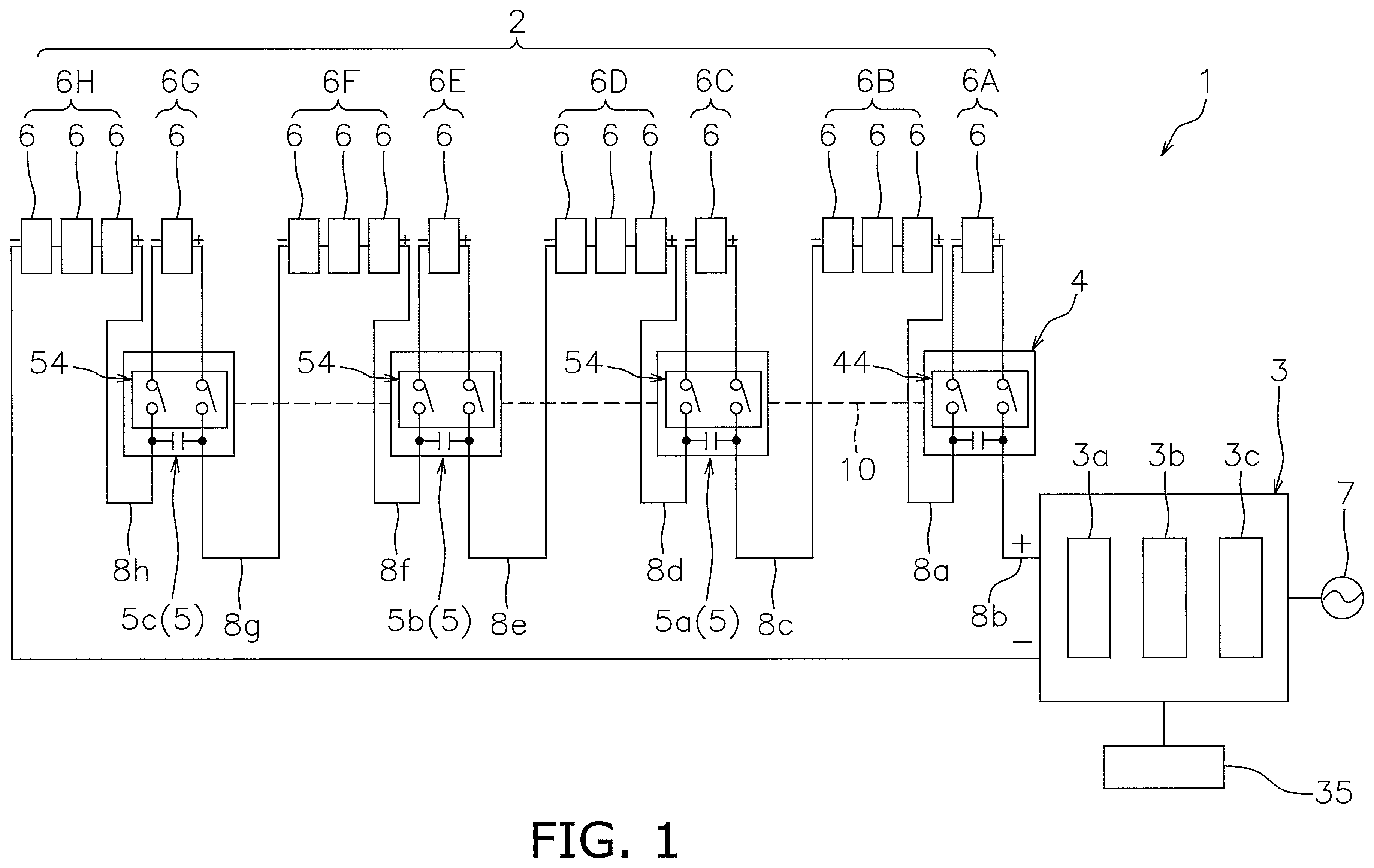 Patent US12155350 Figure 1 – Solar power generation system
