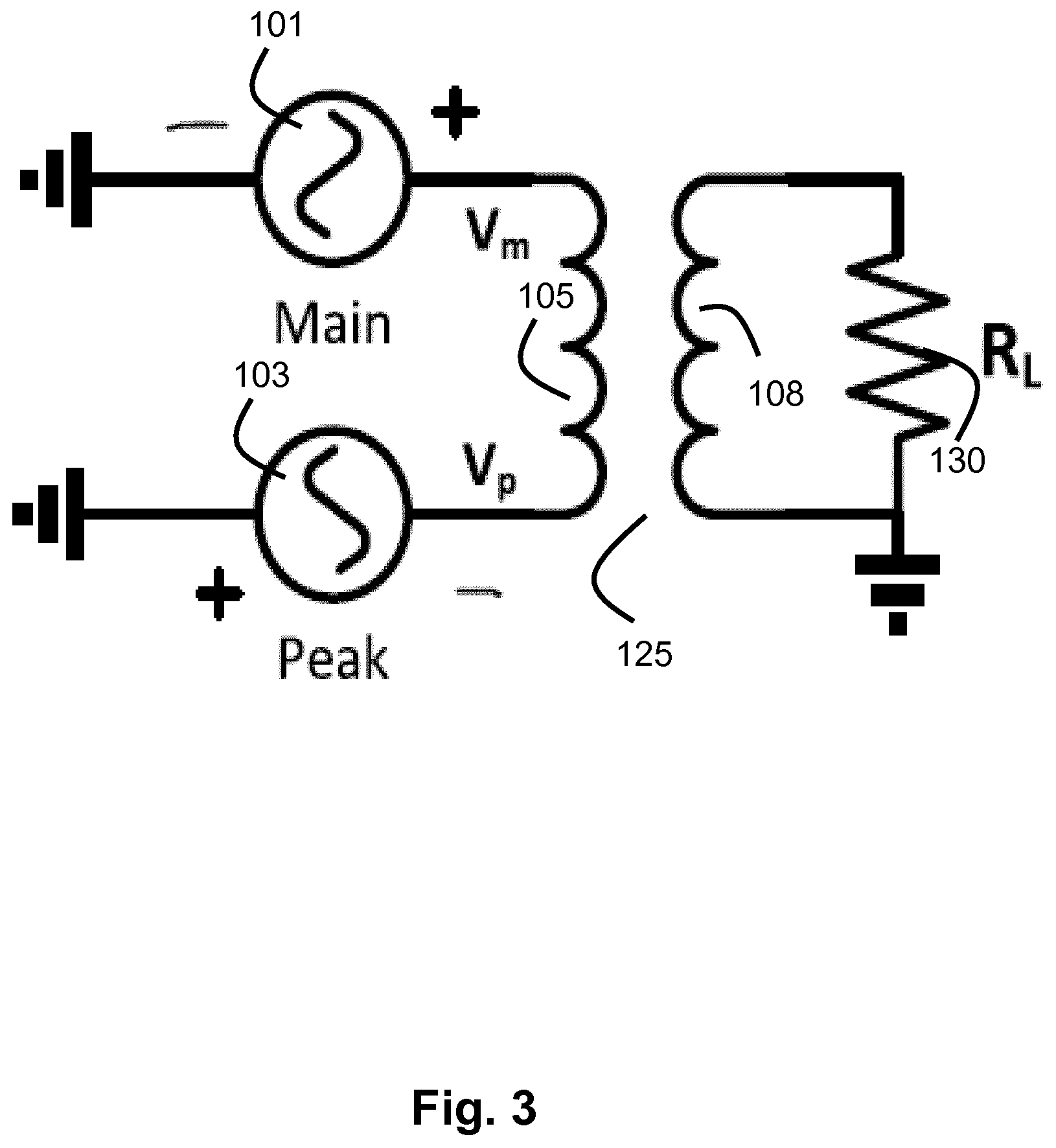 Patent US12155352 Figure 3 – Power amplifier arrangement