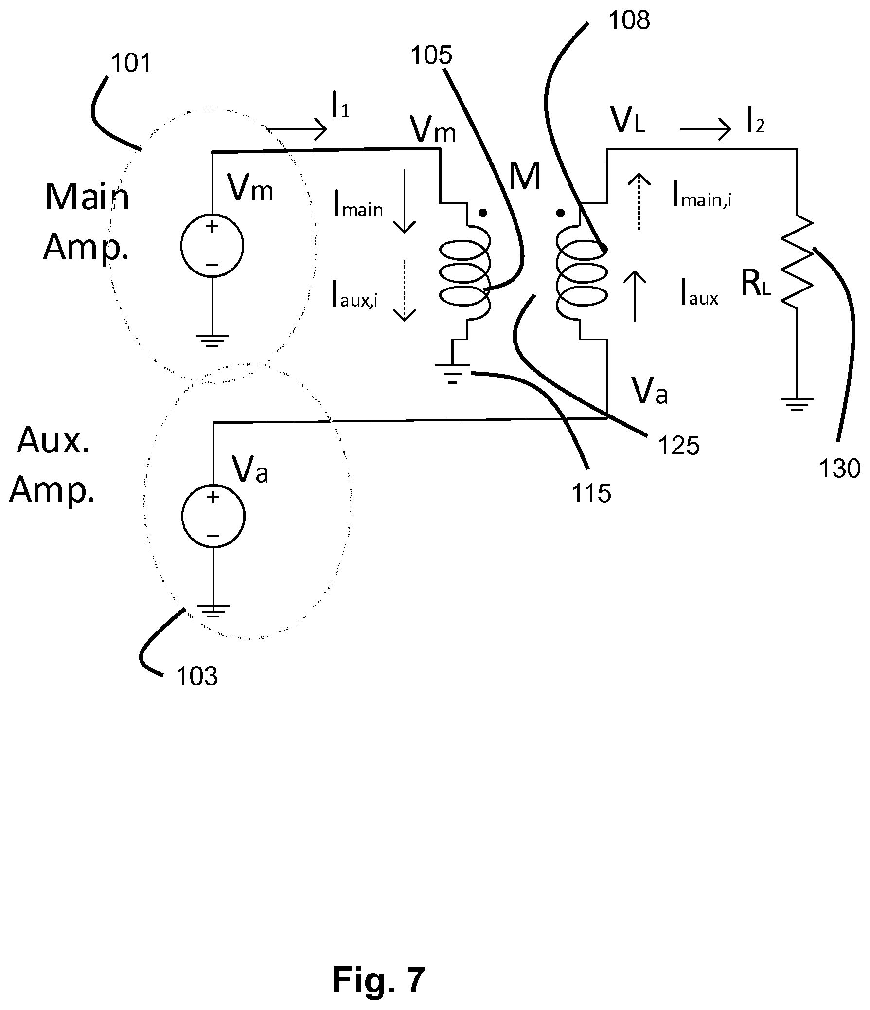 Patent US12155352 Figure 7 – Power amplifier arrangement