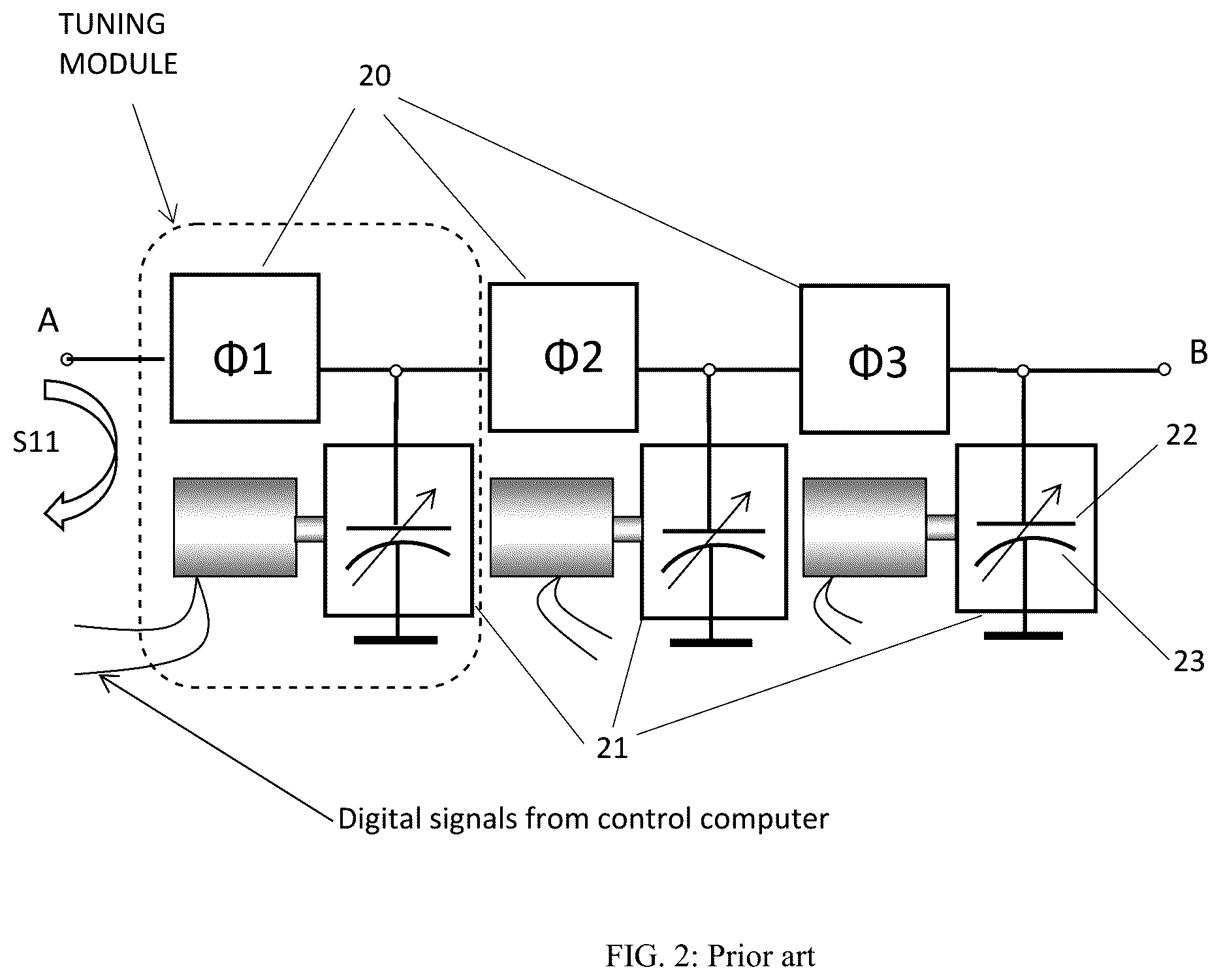 Patent US12155364 Figure 2 – Very low frequency tuner with adjustable dielectric