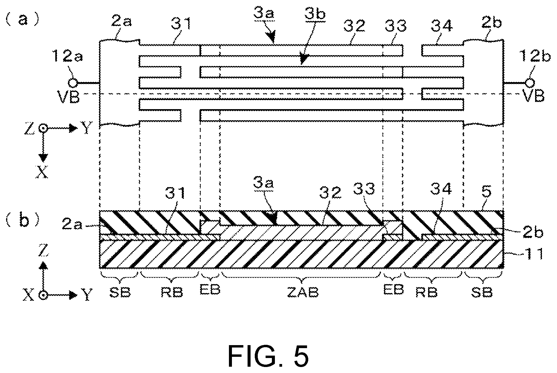 Patent US12155366 Figure 5 – Surface acoustic wave device