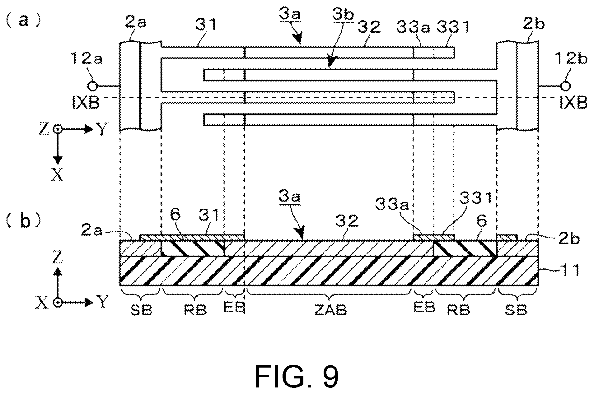 Patent US12155366 Figure 9 – Surface acoustic wave device