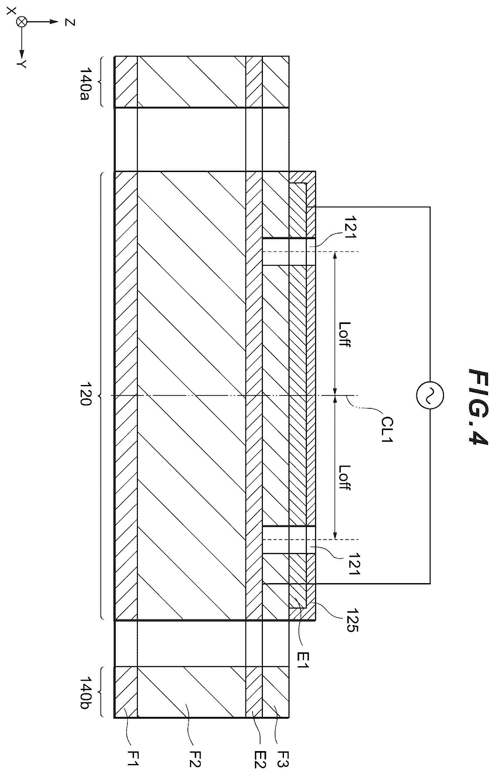 Patent US12155369 Figure 4 – Resonator and resonance device for vibrating in a contour vibration mode