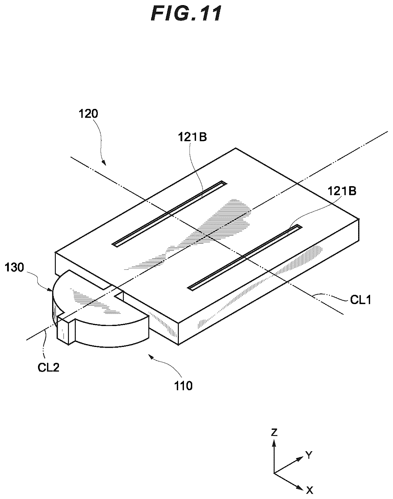 Patent US12155369 Figure 11 – Resonator and resonance device for vibrating in a contour vibration mode