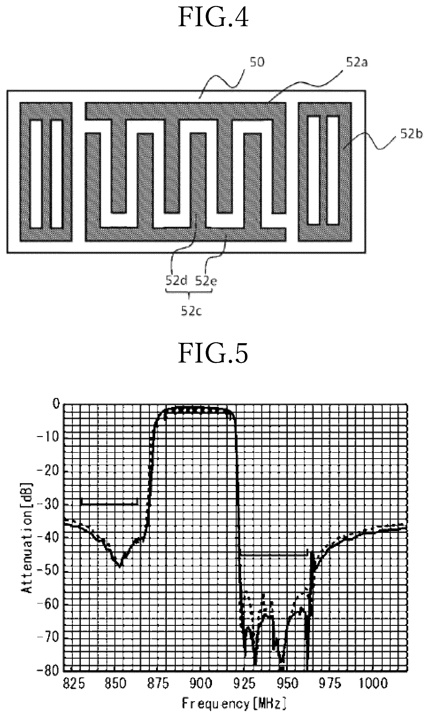 Patent US12155370 Figure 4 – Acoustic wave device, module having the same