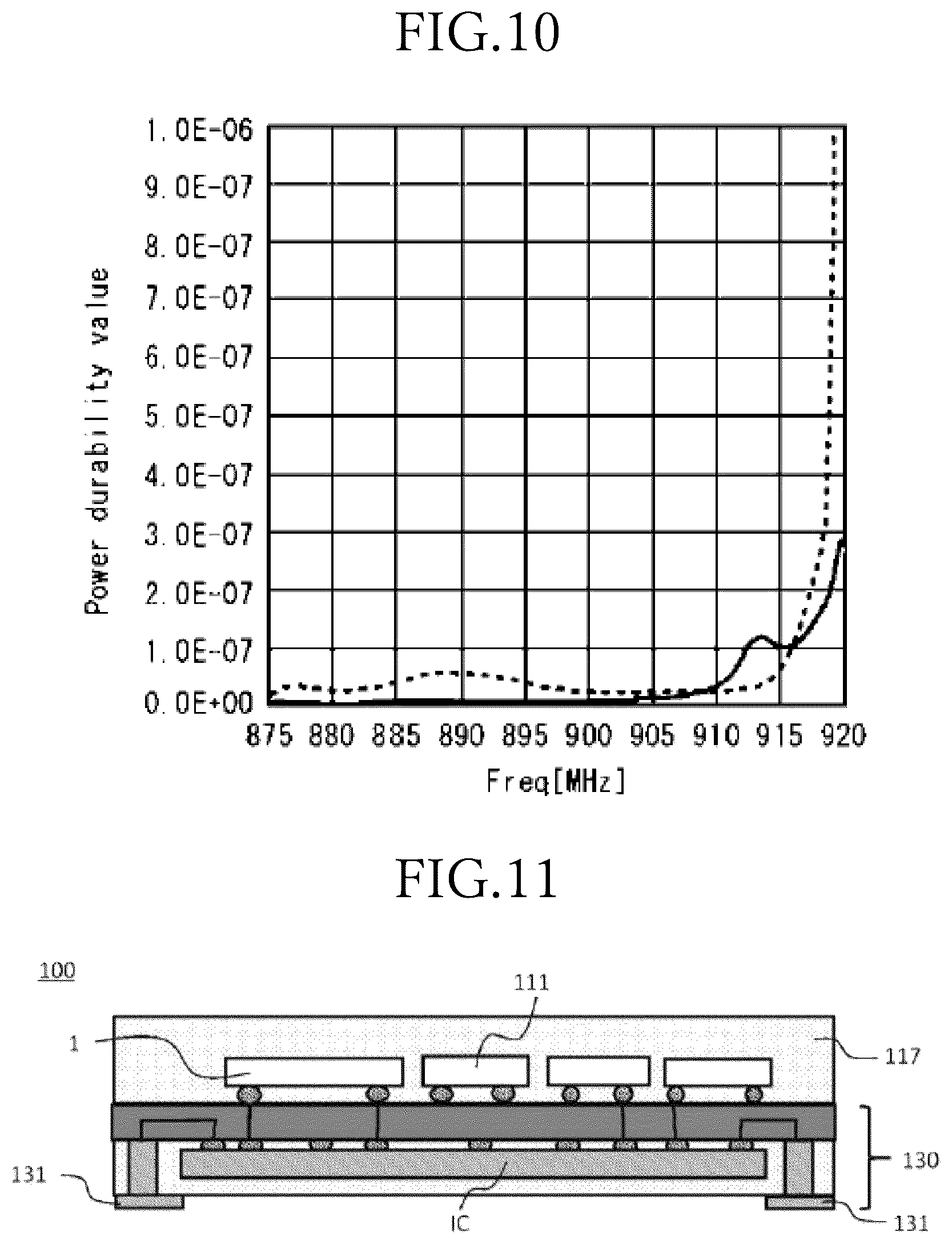 Patent US12155370 Figure 7 – Acoustic wave device, module having the same