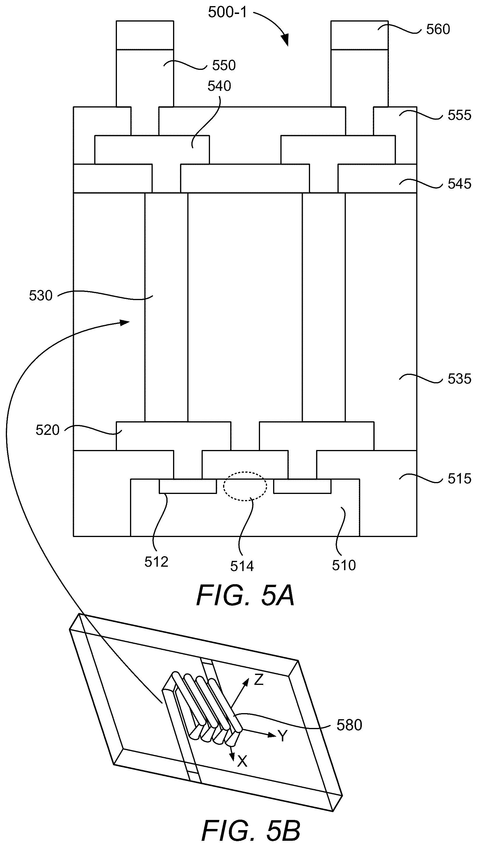 Patent US12155373 Figure 4 – Backend and acoustic process integration for high-Q filter