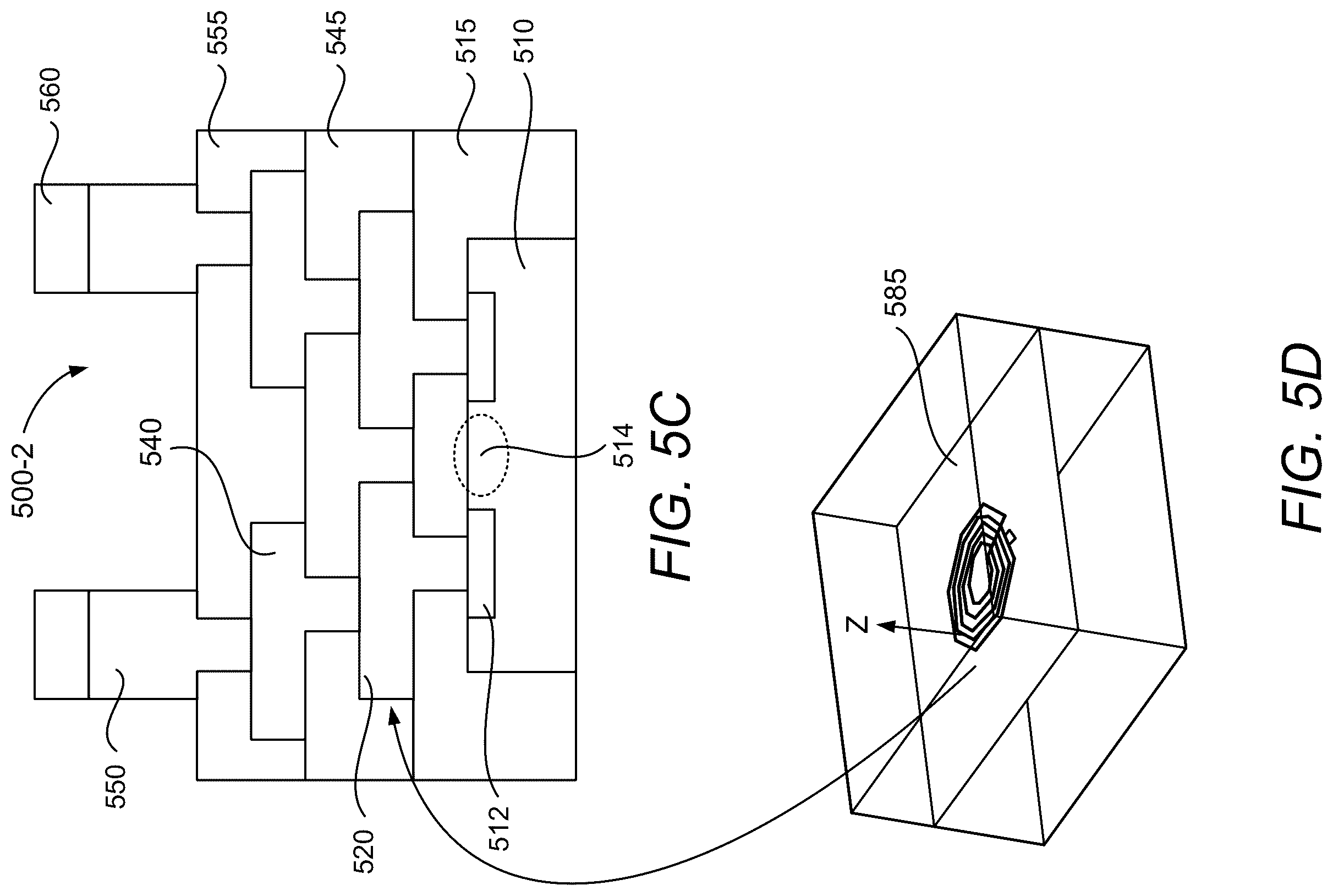 Patent US12155373 Figure 5 – Backend and acoustic process integration for high-Q filter