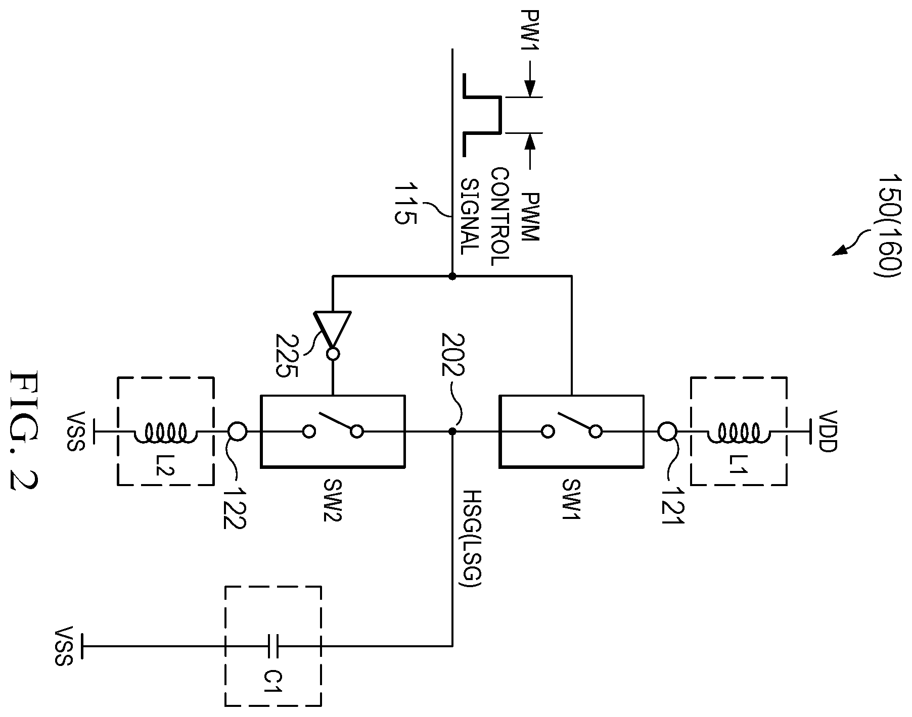 Patent US12155376 Figure 2 – Driver discharge circuit