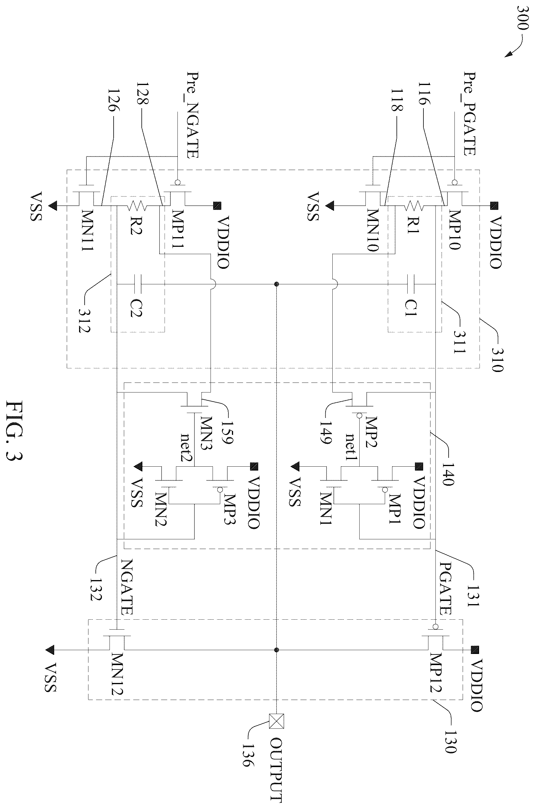 Patent US12155378 Figure 4 – Circuit and method