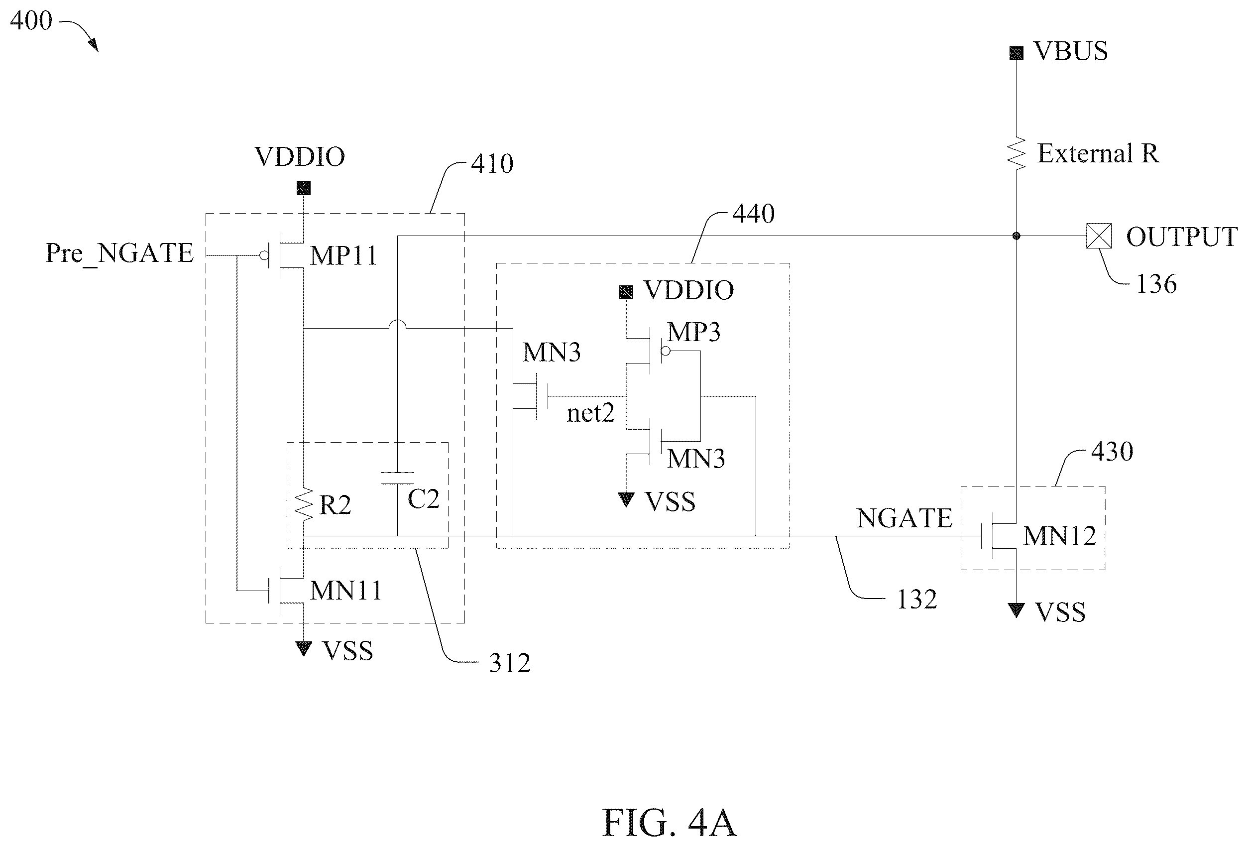 Patent US12155378 Figure 5 – Circuit and method