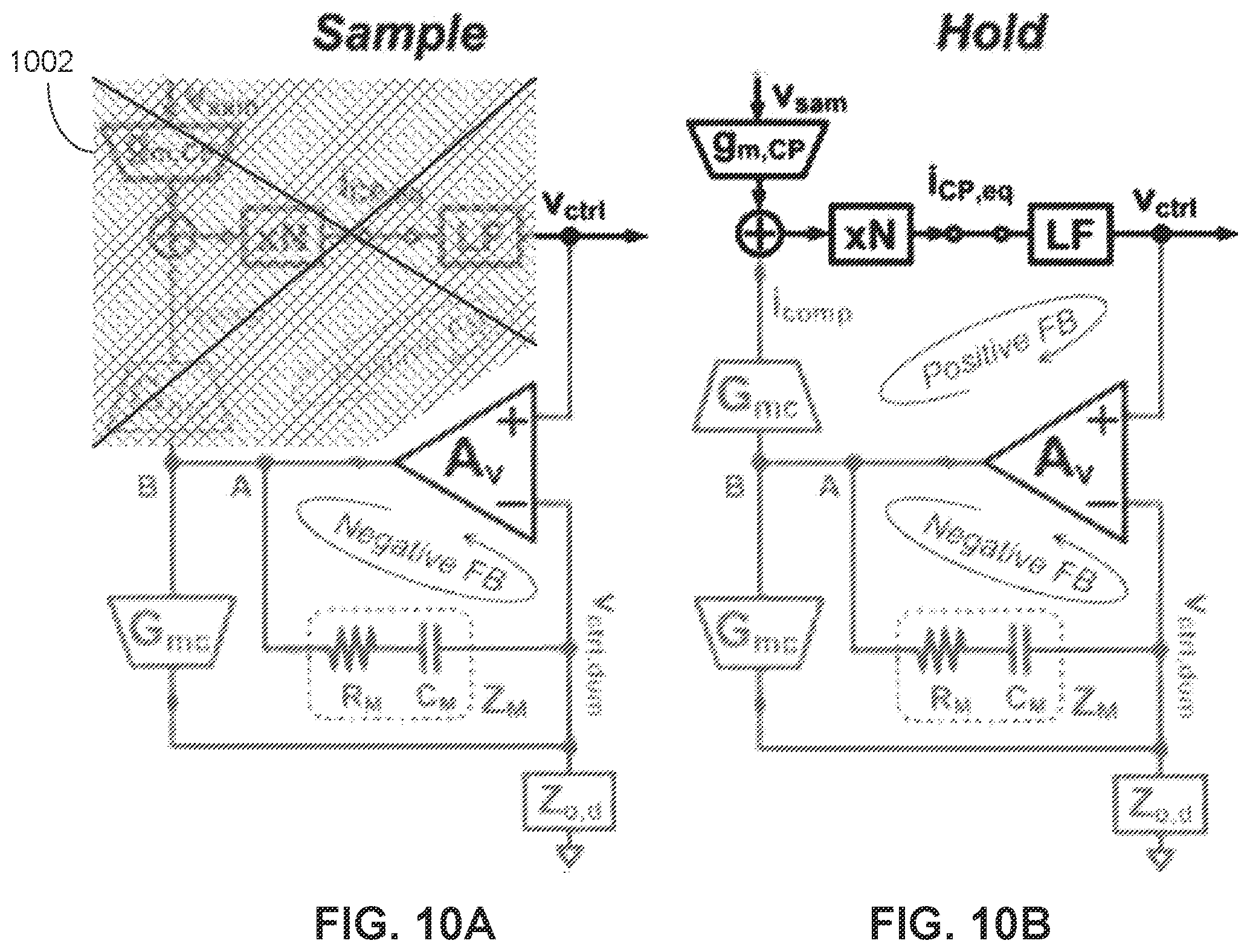 Patent US12155392 Figure 10 – Current-mismatch compensated charge pump for phase-locked loop applications