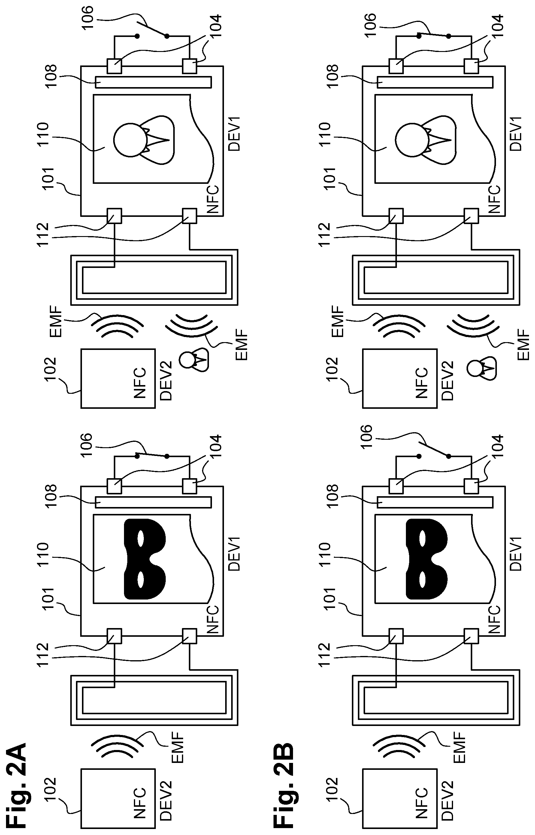 Patent US12155405 Figure 2 – NFC device unlocking method