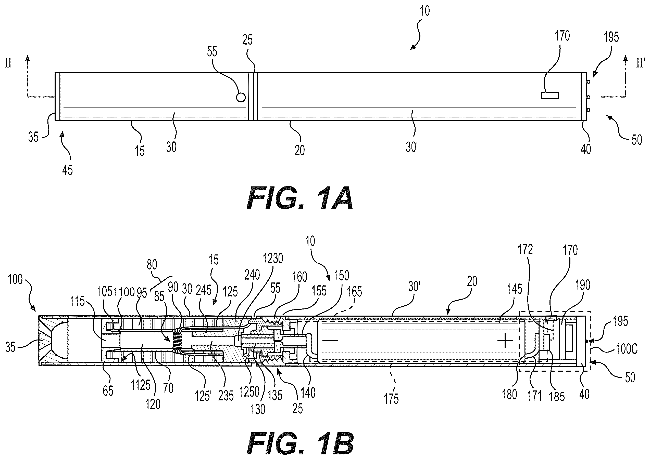 Patent US12155414 Figure 1 – Methods and devices for communication of data between electronic vaping device and external device
