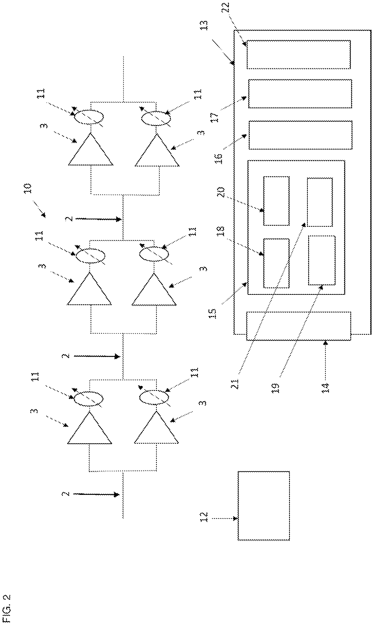 Patent US12155415 Figure 2 – Method for reducing the impact of transient effects in an optical network