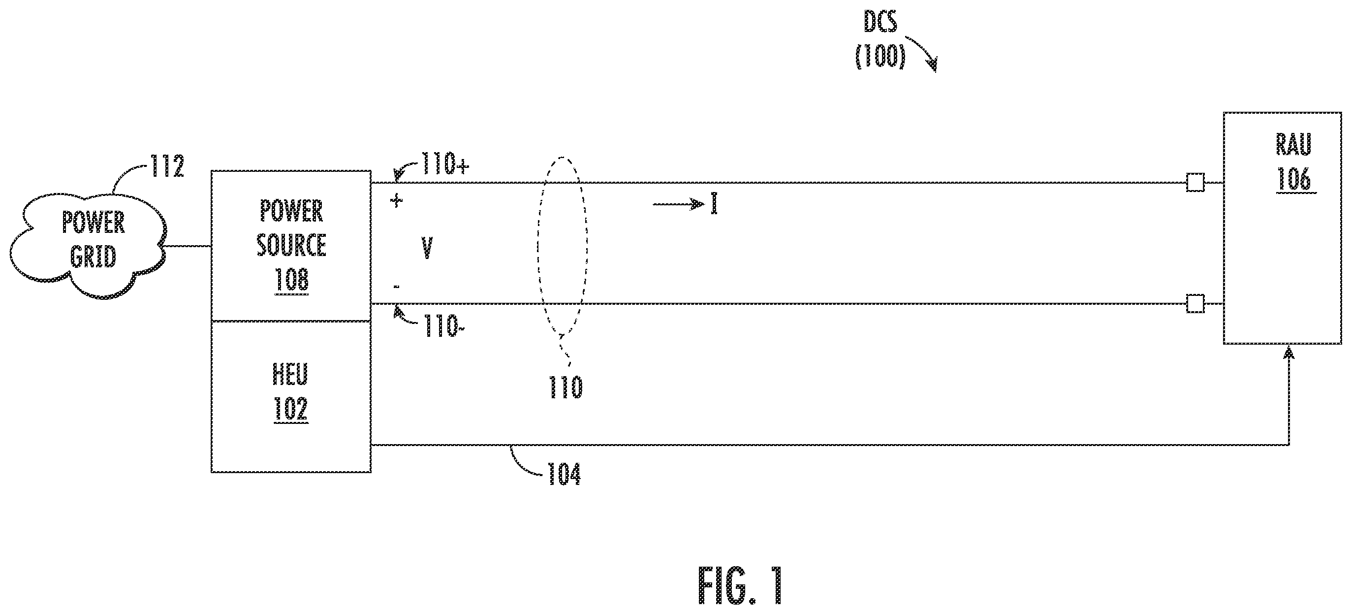 Patent US12155416 Figure 1 – Systems for low power distribution in a power distribution network