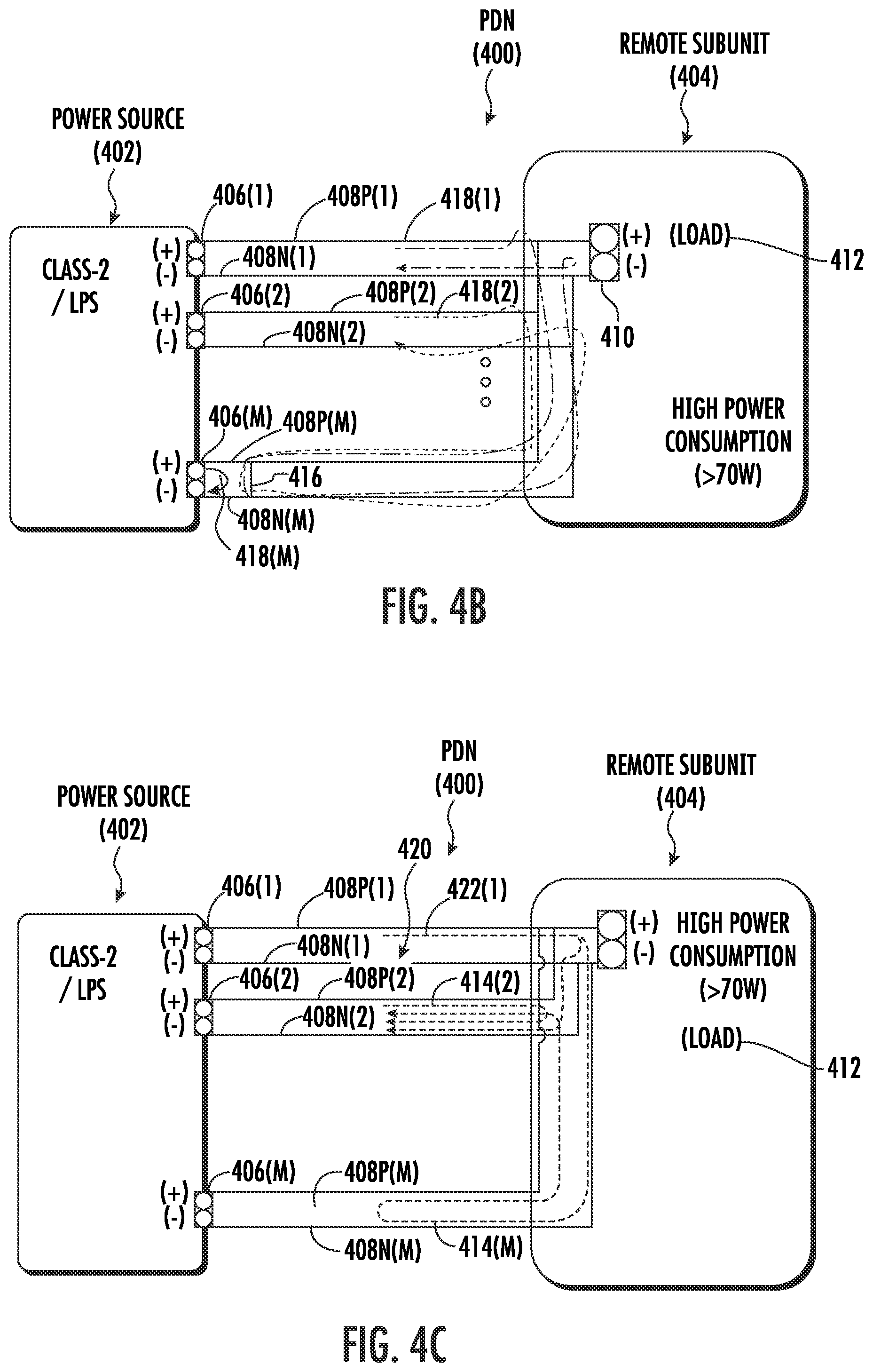 Patent US12155416 Figure 4 – Systems for low power distribution in a power distribution network