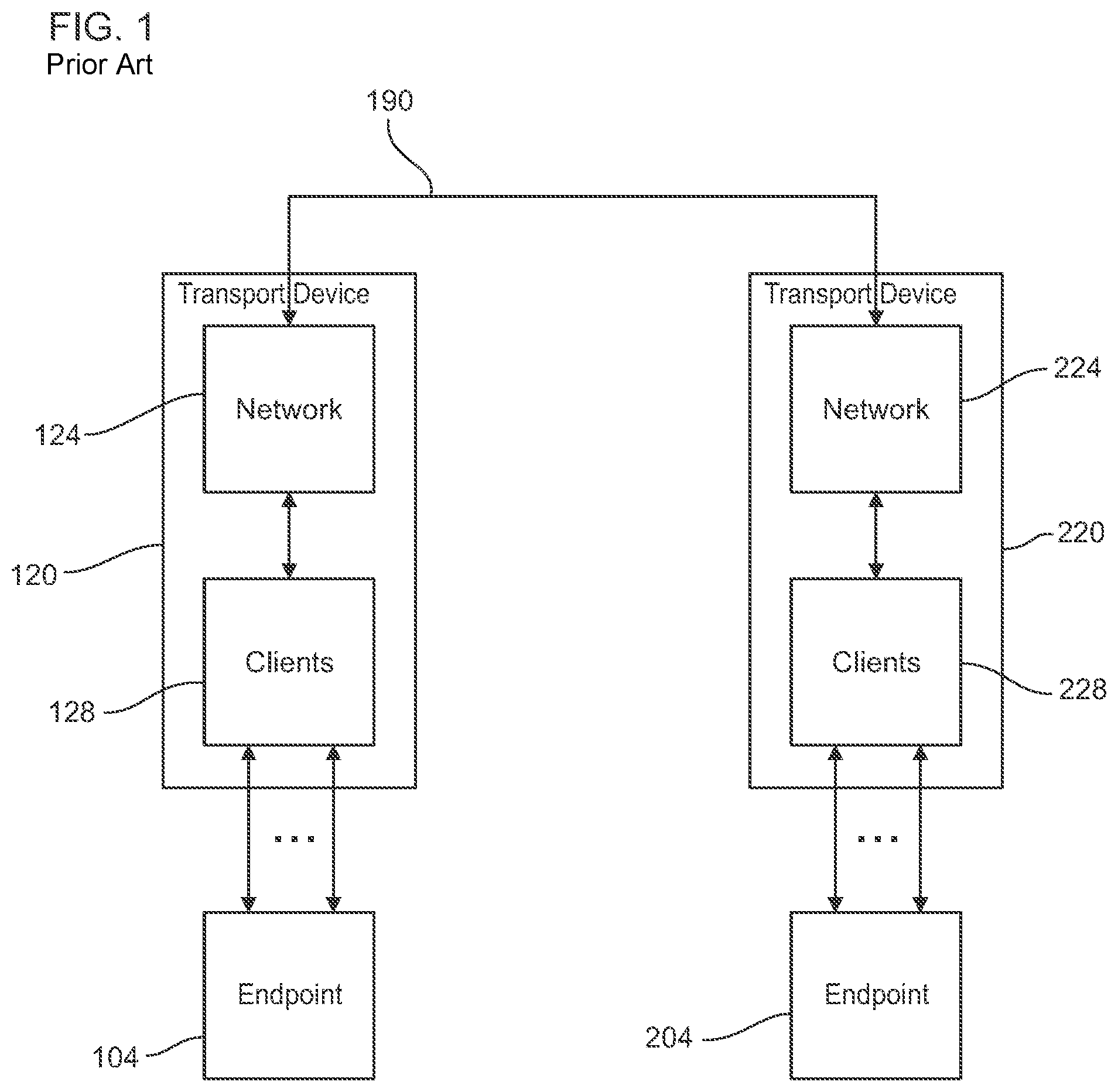Patent US12155418 Figure 1 – Non-intrusive deskew of trunked clients in an optical network transport system