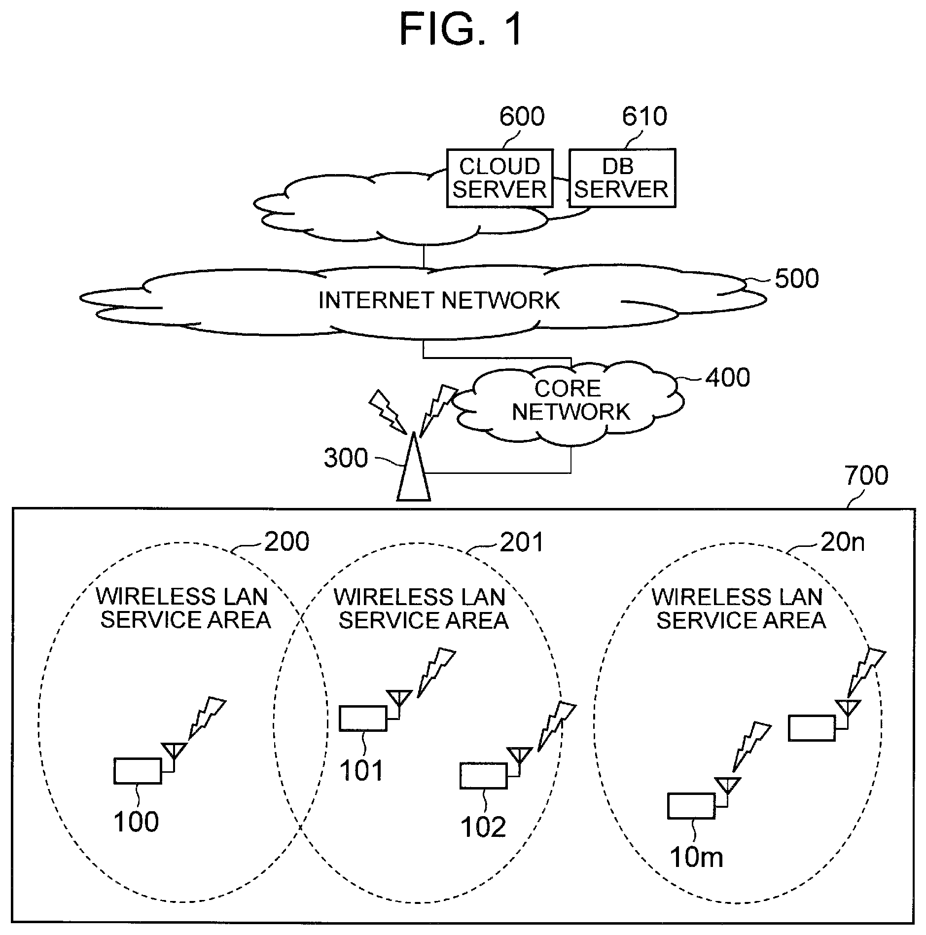 Patent US12155422 — Wireless communication quality visualization system, wireless communication quality visualization device, and measurement apparatus — Figure 1