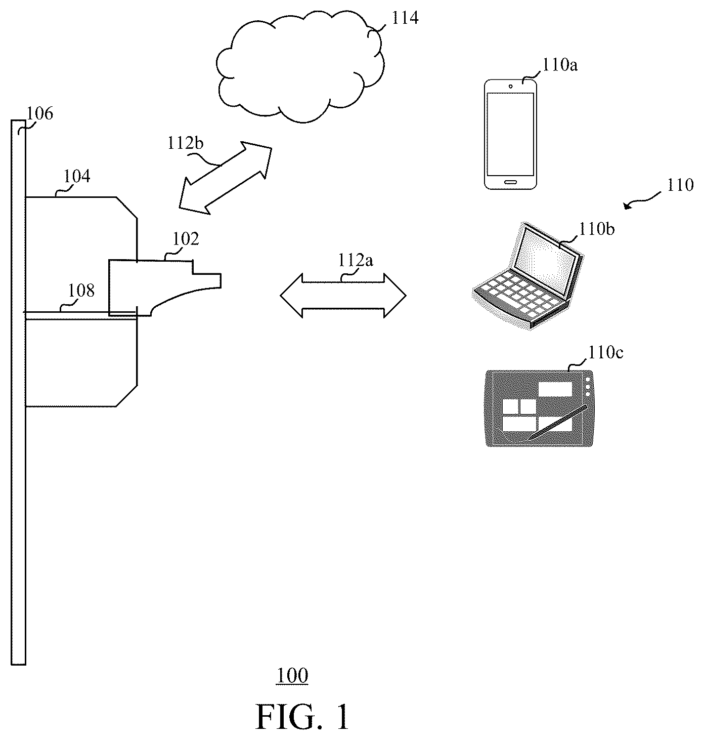 Patent US12155433 Figure 1 – Antenna pattern overlays on antenna line-of-sight images from an antenna alignment device