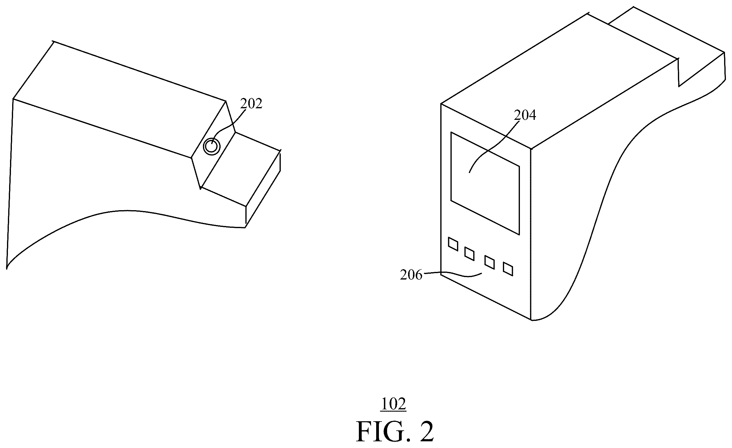 Patent US12155433 Figure 2 – Antenna pattern overlays on antenna line-of-sight images from an antenna alignment device