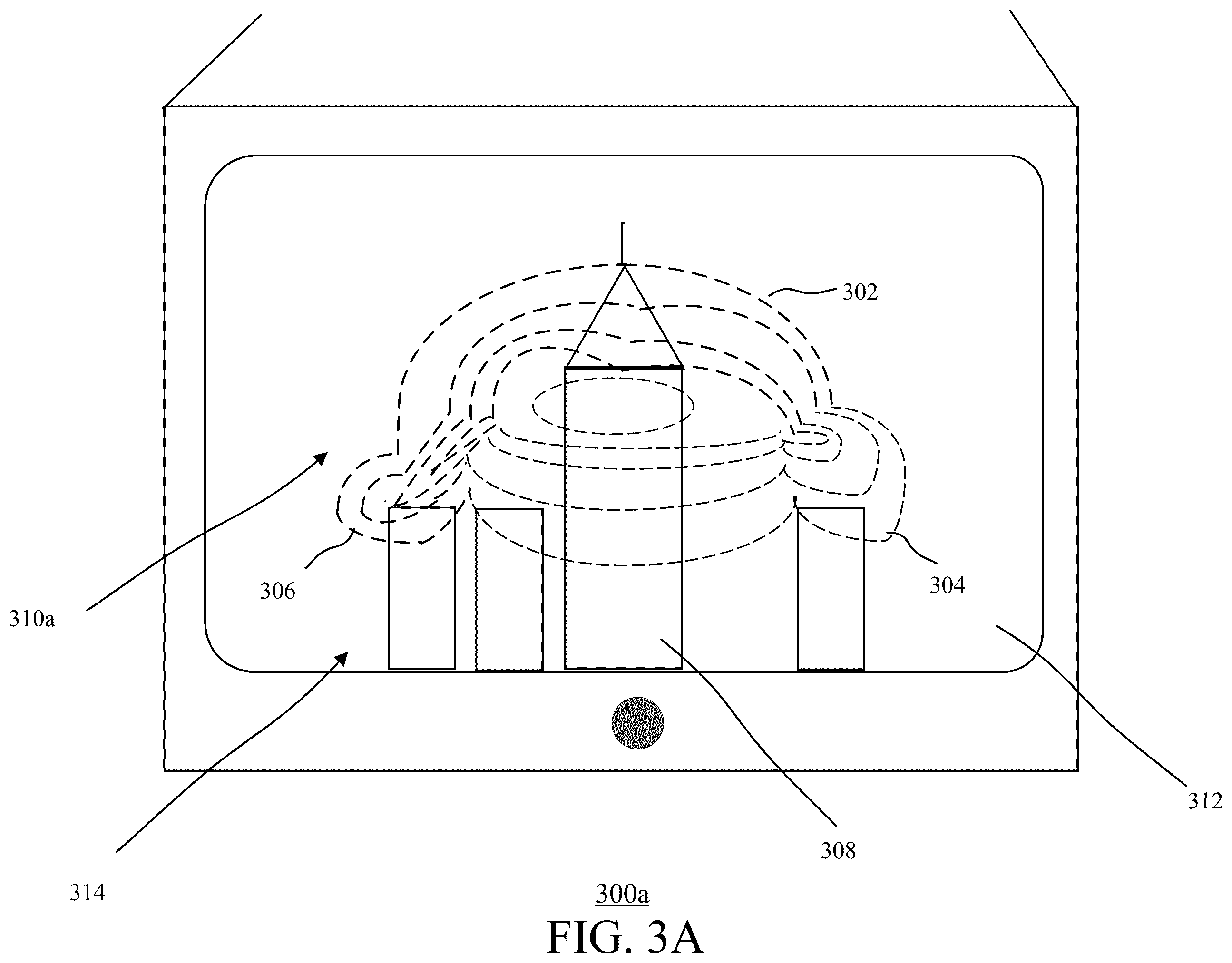 Patent US12155433 Figure 3 – Antenna pattern overlays on antenna line-of-sight images from an antenna alignment device