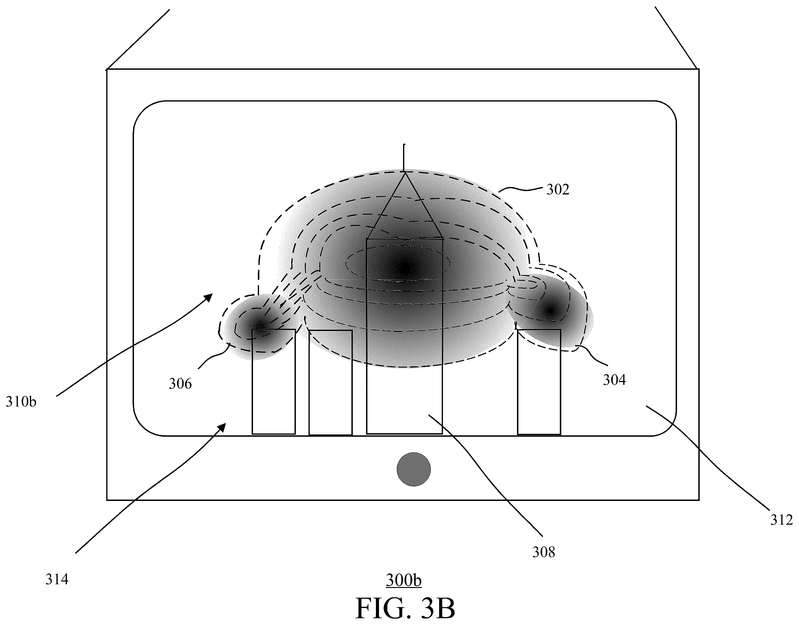 Patent US12155433 Figure 4 – Antenna pattern overlays on antenna line-of-sight images from an antenna alignment device