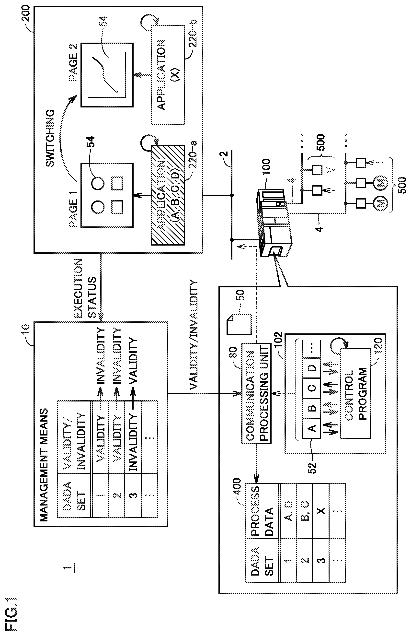 Patent US12155451 Figure 1 – Control system, relay device, and relay program