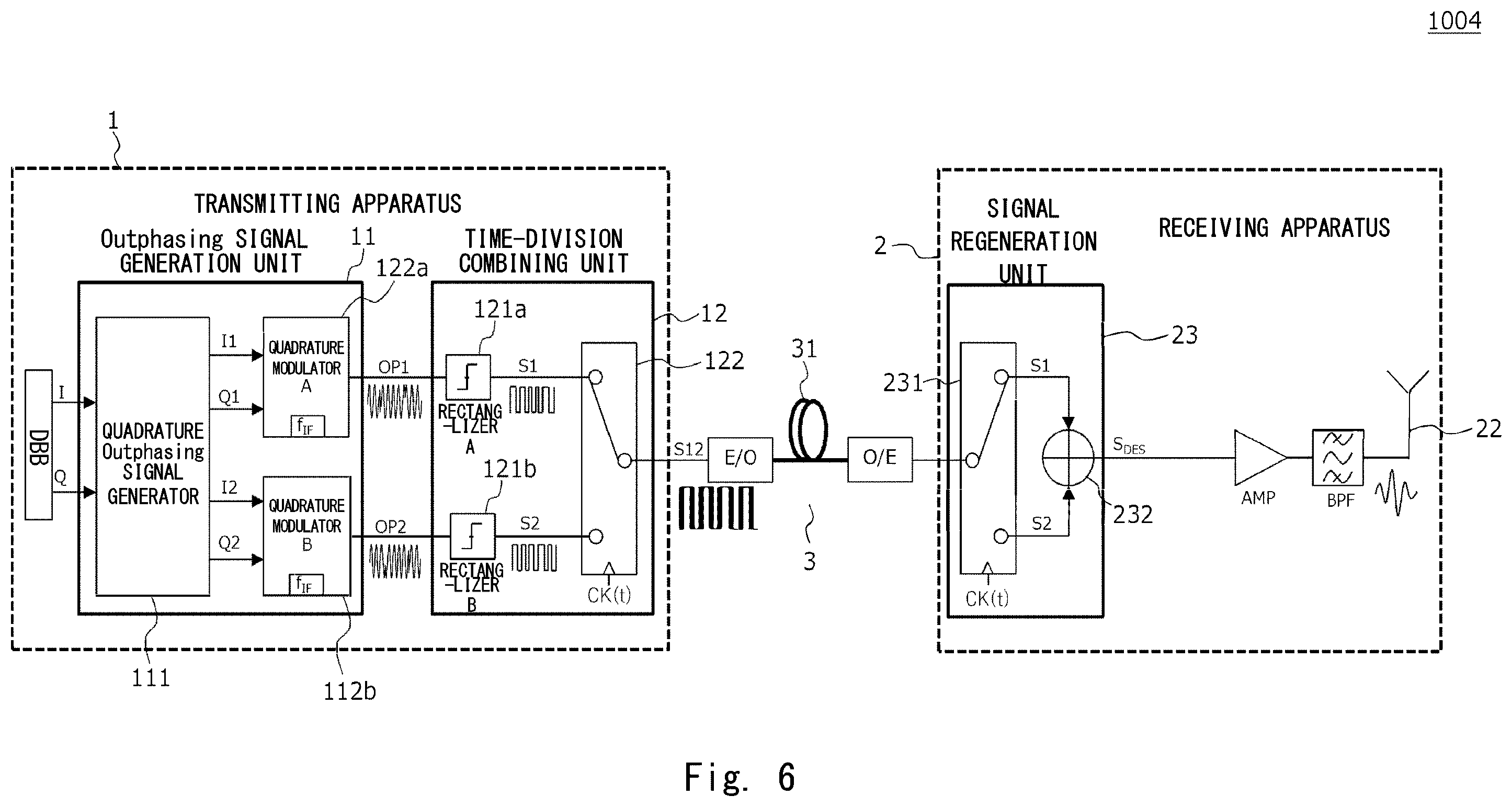Patent US12155460 Figure 6 – Transmitting apparatus, receiving apparatus, communication system, and communication method