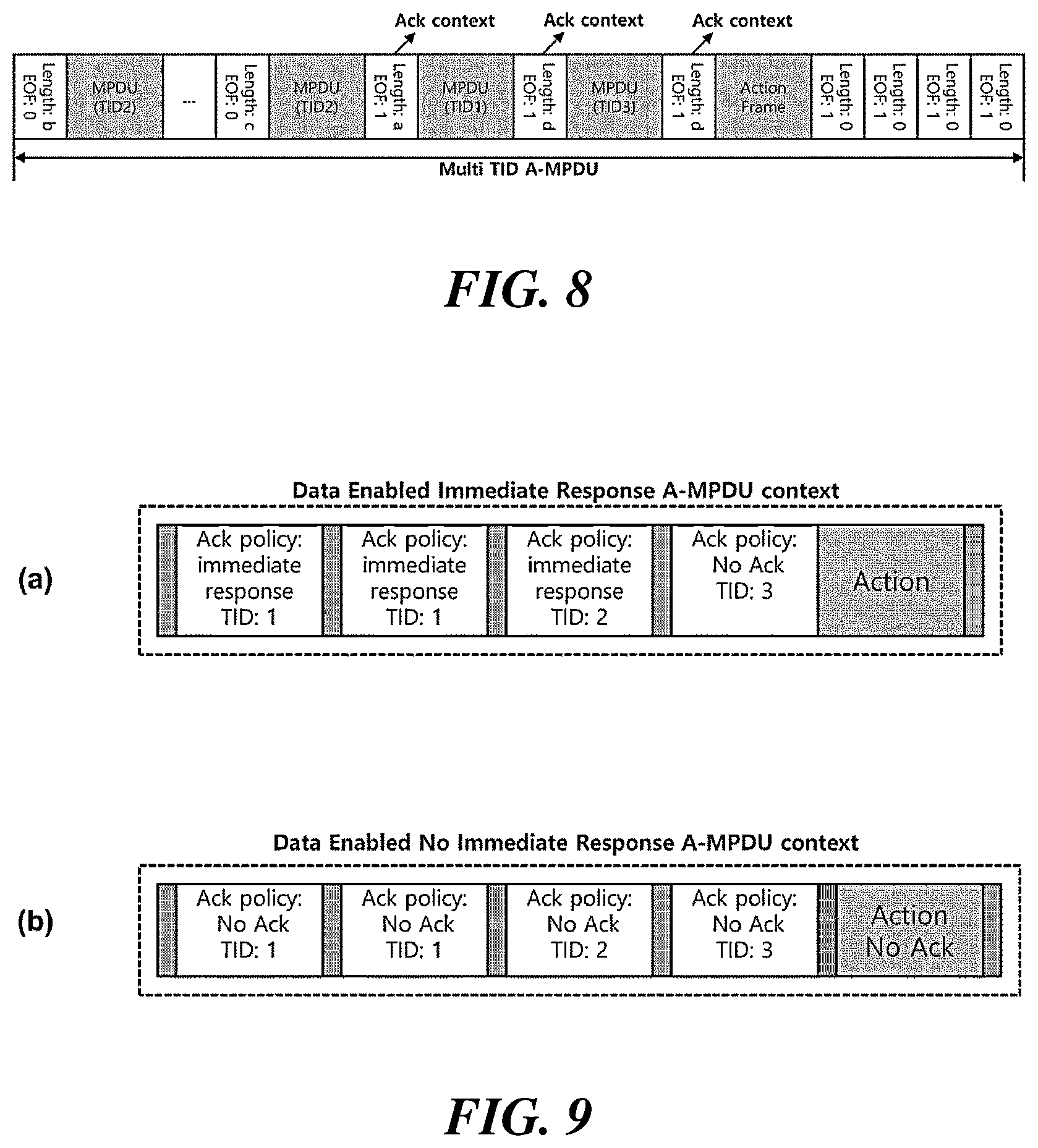 Patent US12155467 Figure 5 – Aggregated-MPDU, method for transmitting response frame thereto, and wireless communication terminal using same