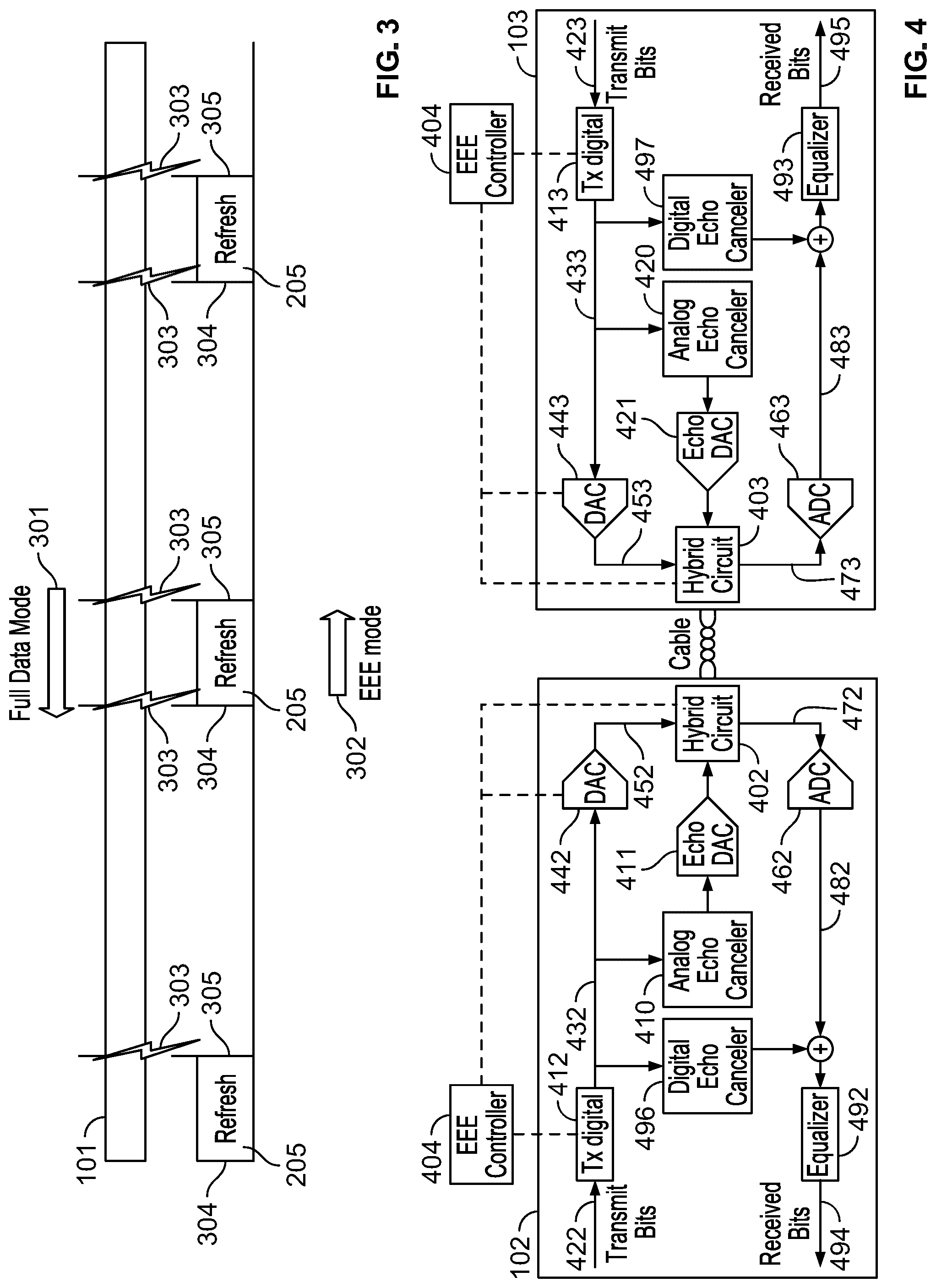 Patent US12155473 Figure 3 – Adaptive transient compensation in physical layer transceiver