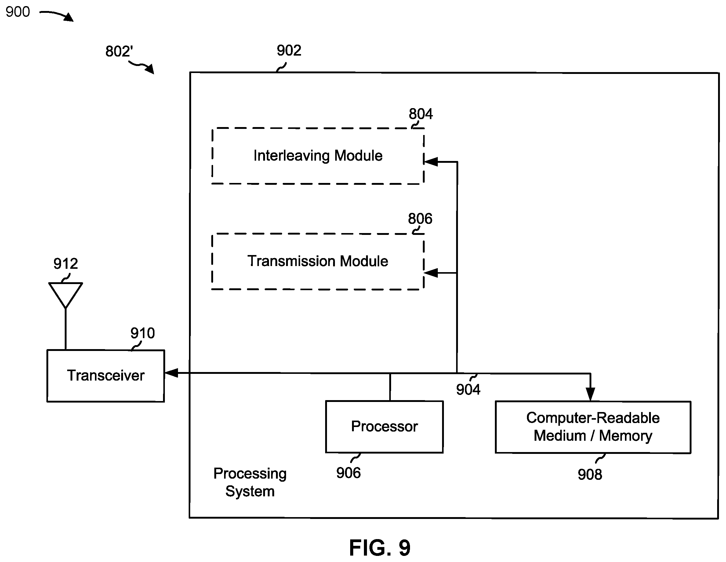 Patent US12155480 Figure 11 – Interleaving transport blocks in broadcast transmissions