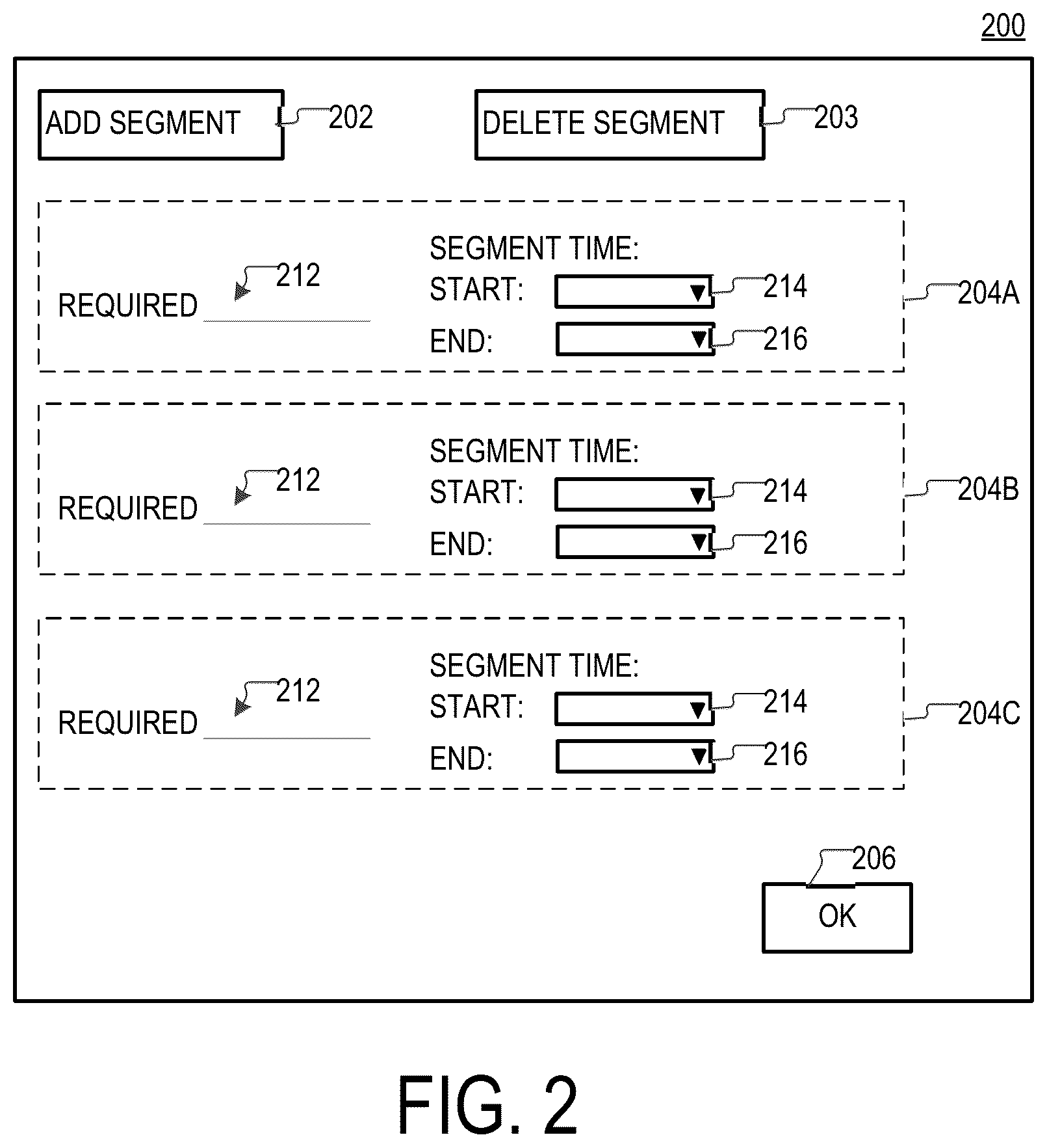 Patent US12155495 Figure 2 – Meeting invite segmentation