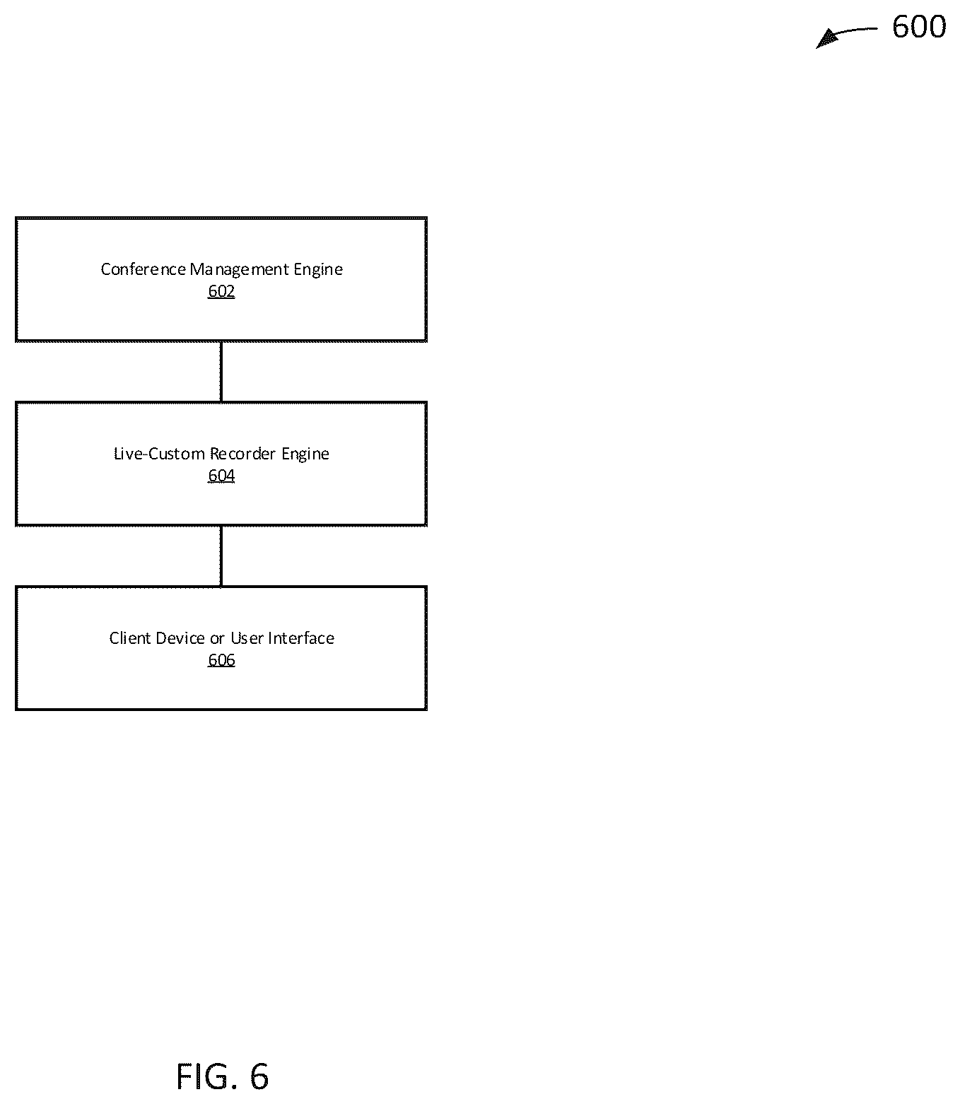 Patent US12155497 Figure 6 – Live-custom recording